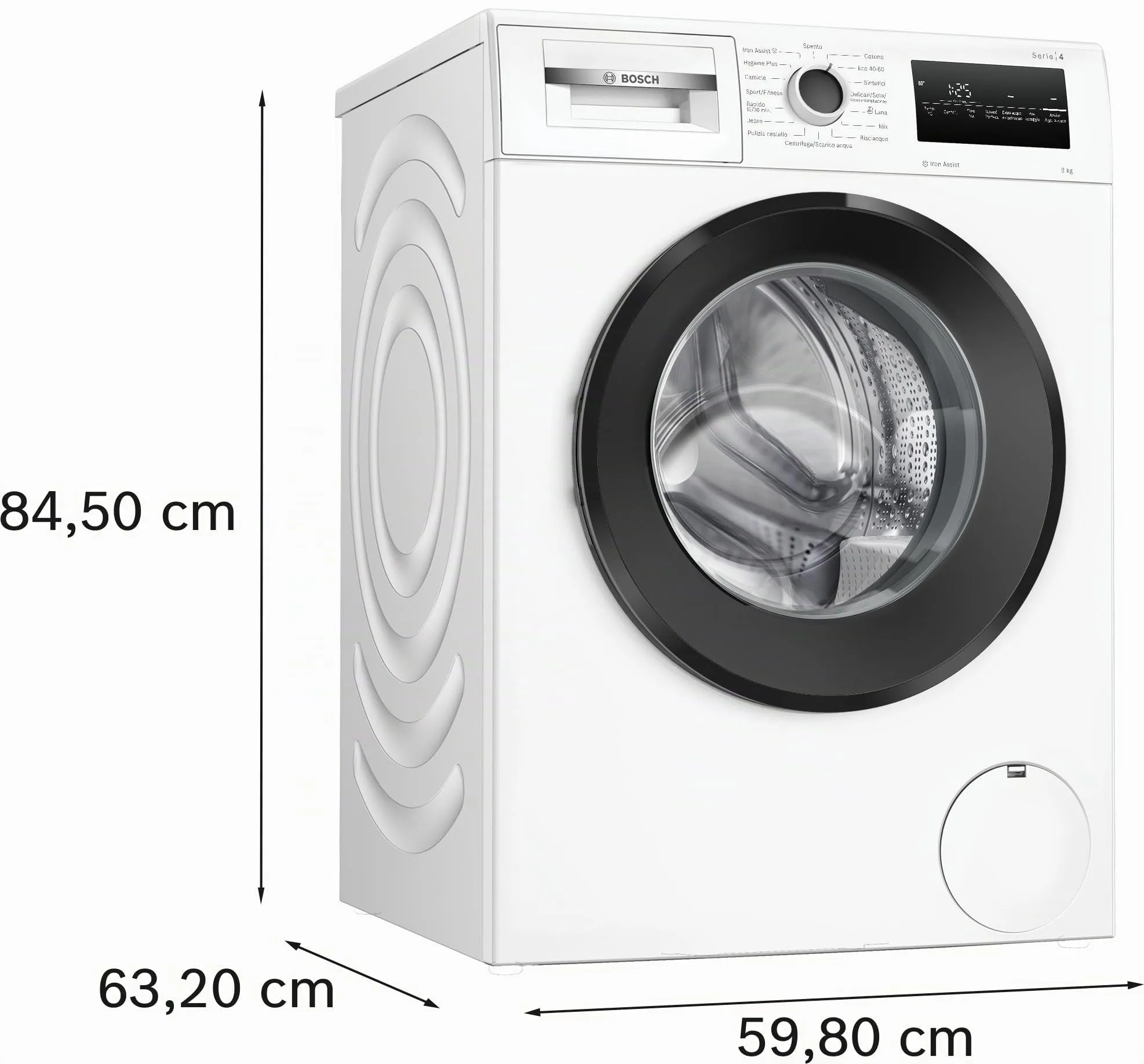 Bosch Serie 4 WAN28229IT Lavatrice 9kg 1400 giri/min Bianco Classe A - immagine 9