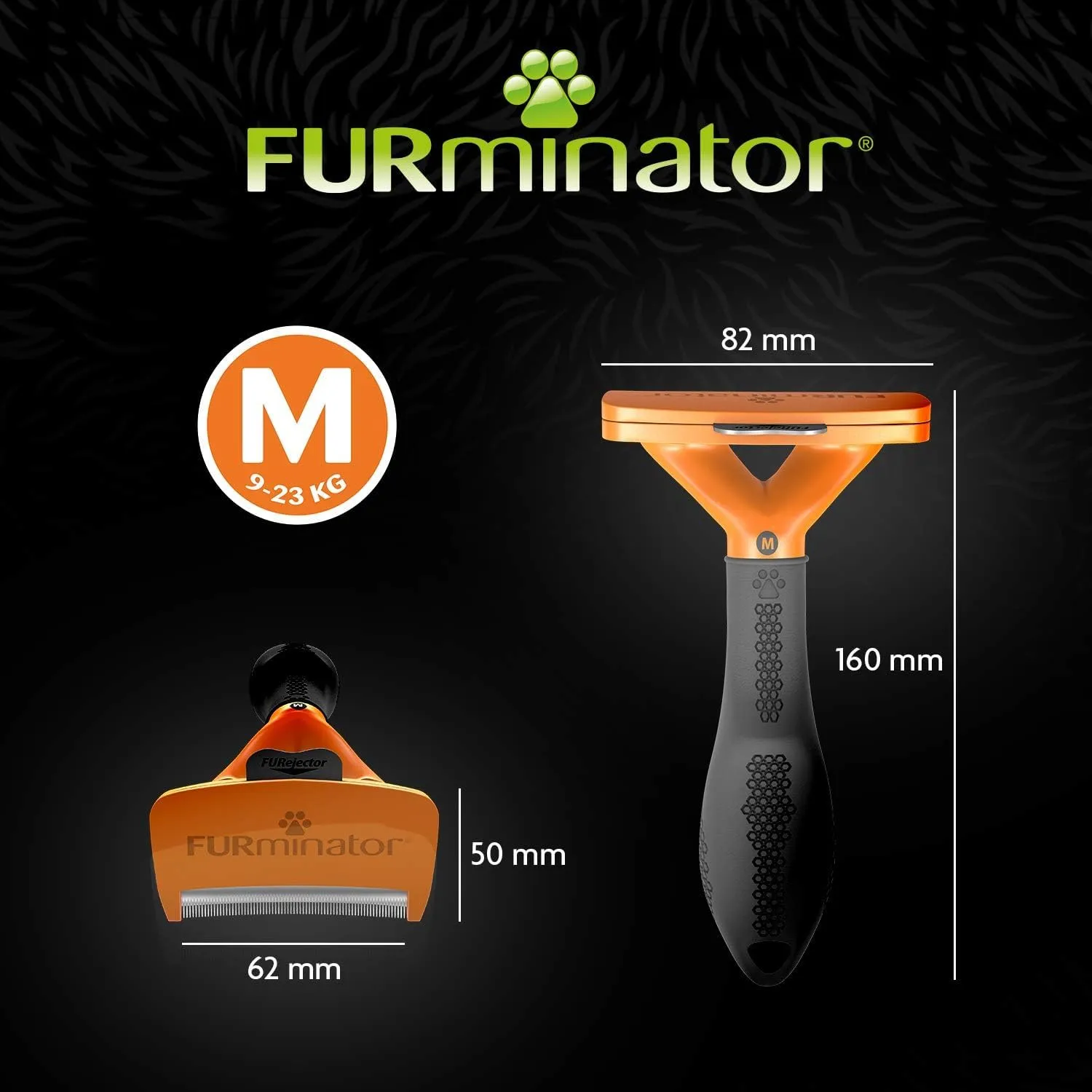 FURminator deShedding Tool per Cani Taglia M Pelo Lungo - immagine 6