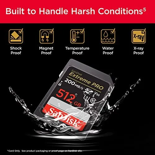 SanDisk Extreme PRO 1TB SDXC SD Card V30 UHS-I - immagine 5