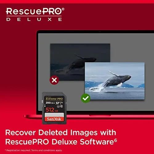 SanDisk Extreme PRO 1TB SDXC SD Card V30 UHS-I - immagine 6