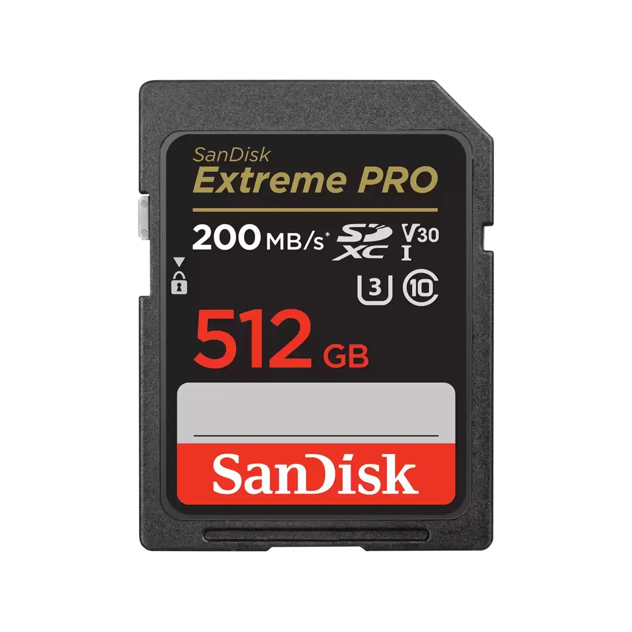 SanDisk Extreme PRO 512GB SDXC Memory Card, 200 MB/s, UHS-I Class 10 U3 V30 with RescuePro Deluxe - immagine 1