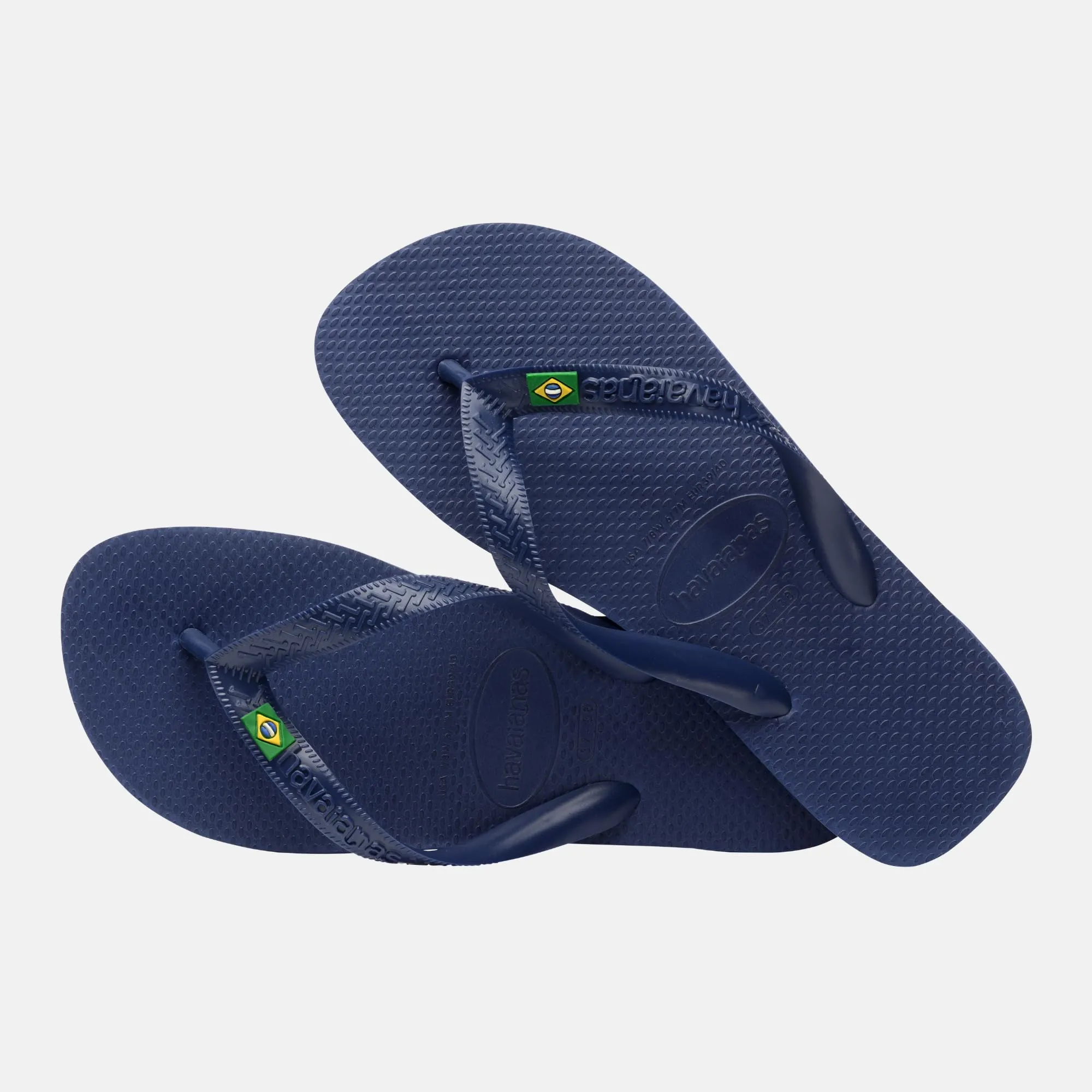 Havaianas Top Brasil Unisex Flip Flops - Navy Blue, 33 EU - immagine 4