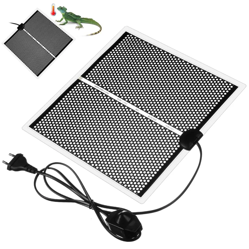 Adiwo Tappetino Riscaldante Rettili, 14W, 28 x 28 cm, Temperatura Regolabile - immagine 8