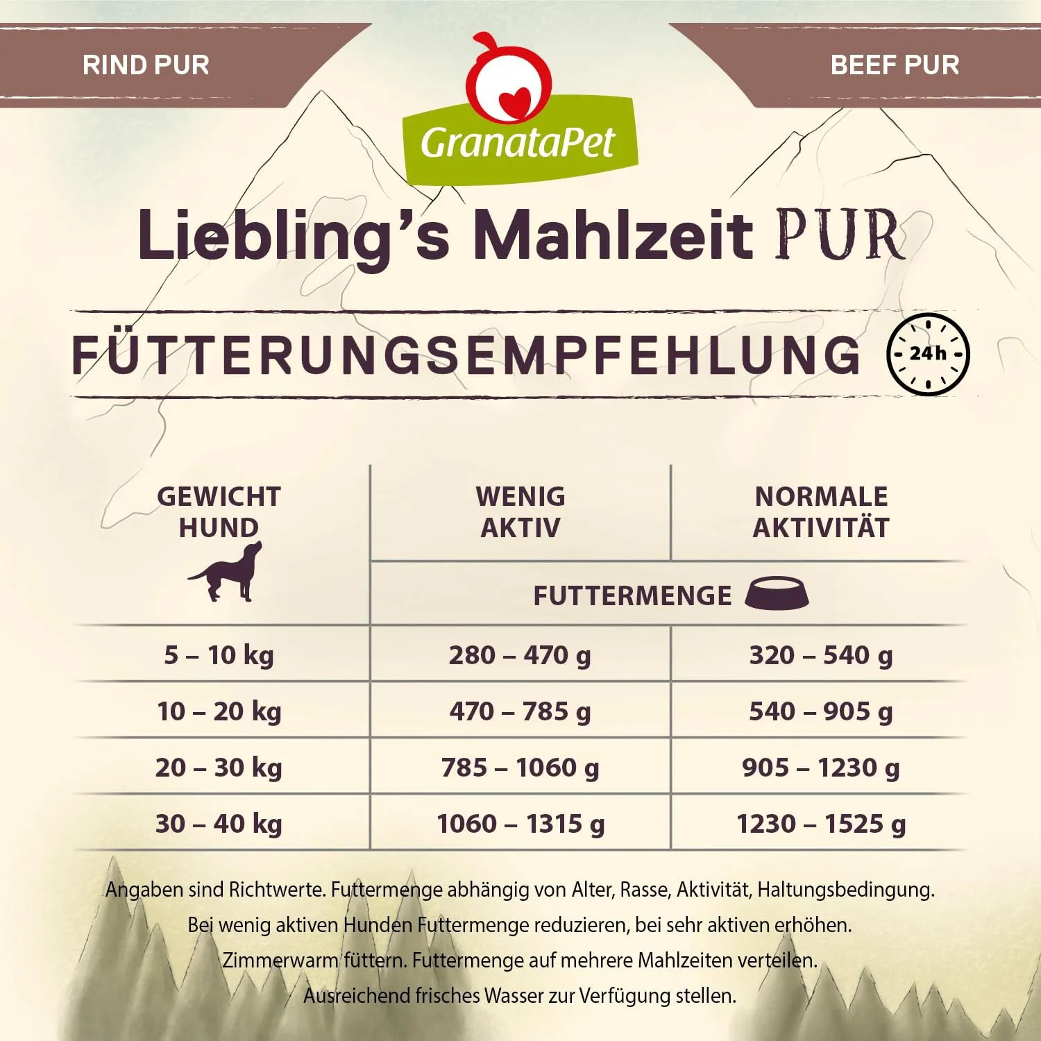 GranataPet Liebling's Mahlzeit Pur Manzo, 6 x 400g - immagine 6