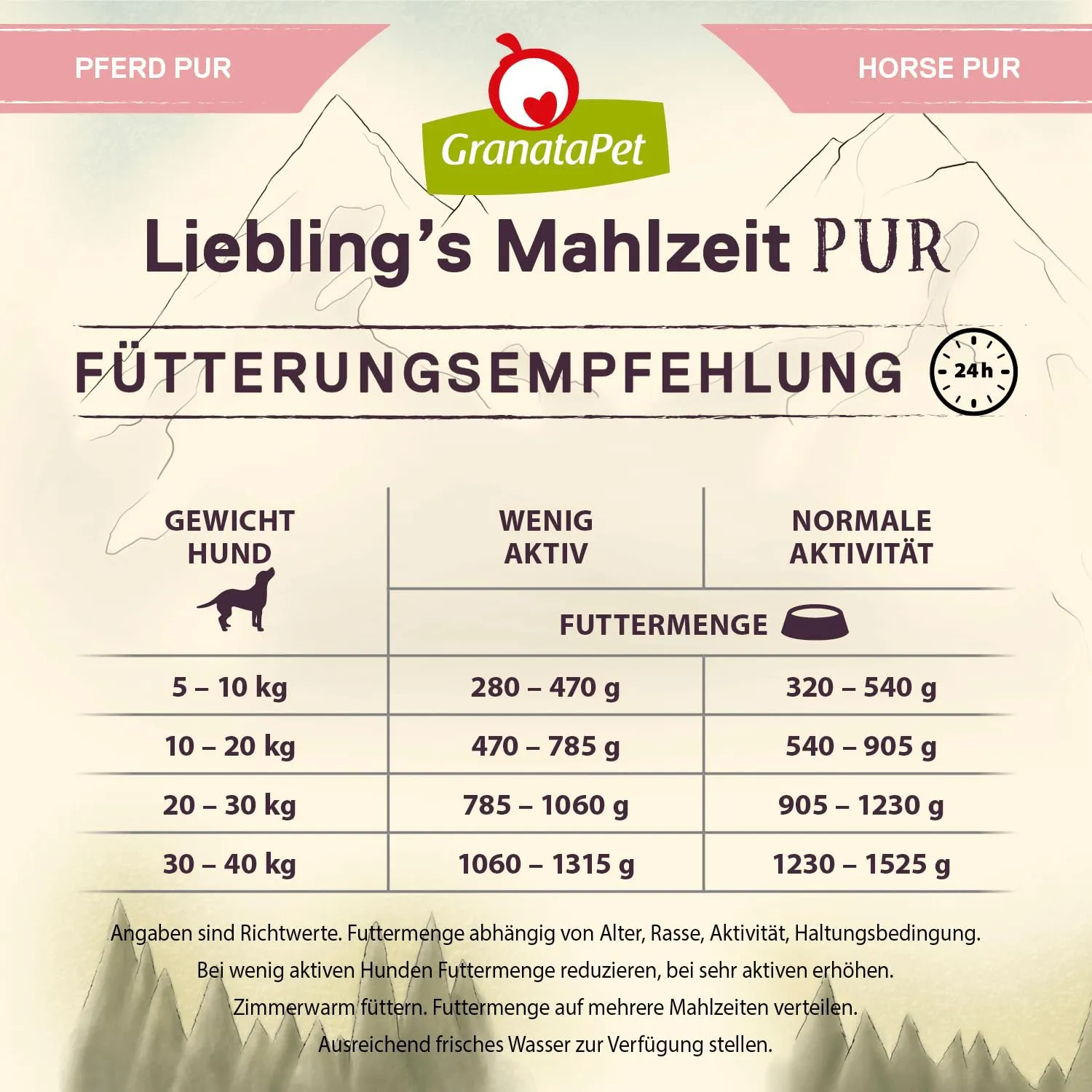 GranataPet Liebling's Mahlzeit Pur Pferd, 6 x 400g - immagine 6