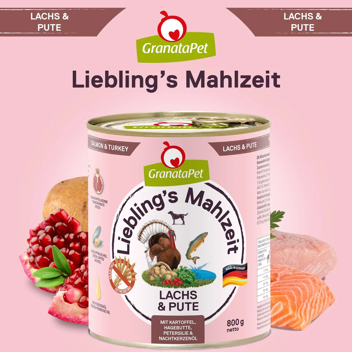 GranataPet Liebling's Mahlzeit Multipack, 6 x 800g - immagine 6