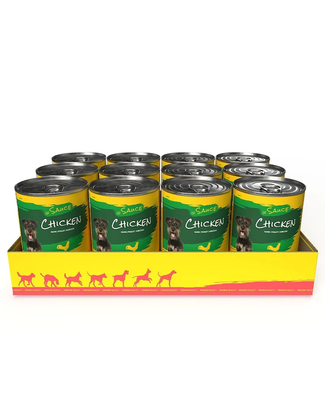 JosiDog Pollo in salsa per cani adulti, 12 x 415 g - immagine 1