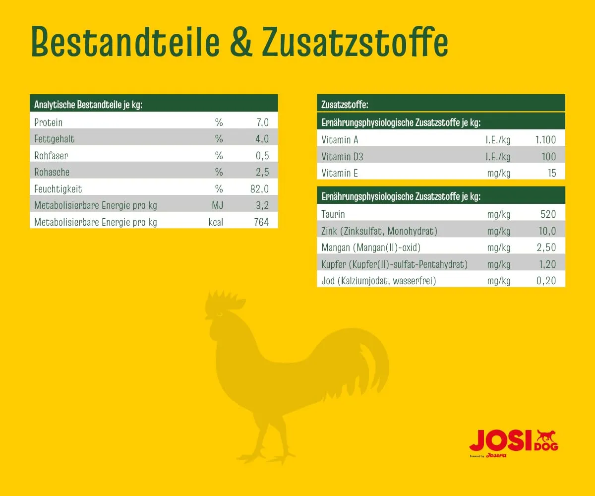 JosiDog Pollo in salsa per cani adulti, 12 x 415 g - immagine 5