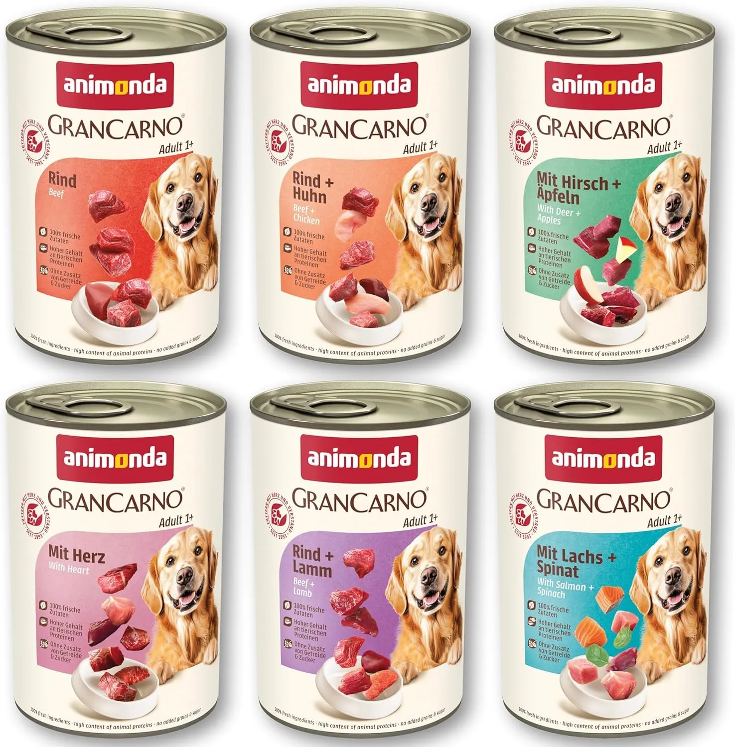 animonda GranCarno Adult Varietà di Gusto (6x 400g) - immagine 1