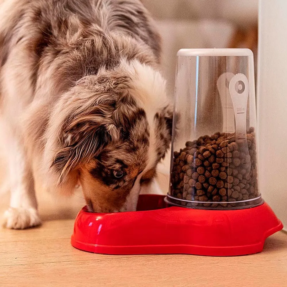 Ferplast Azimut Distributore di Acqua e Cibo per Cani e Gatti, 3L, Lilla - immagine 2