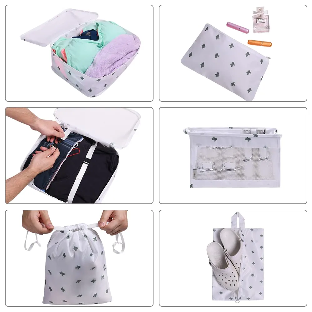 OSDUE Organizer Valigia, Set 8 Pezzi Accessori Viaggio - immagine 5
