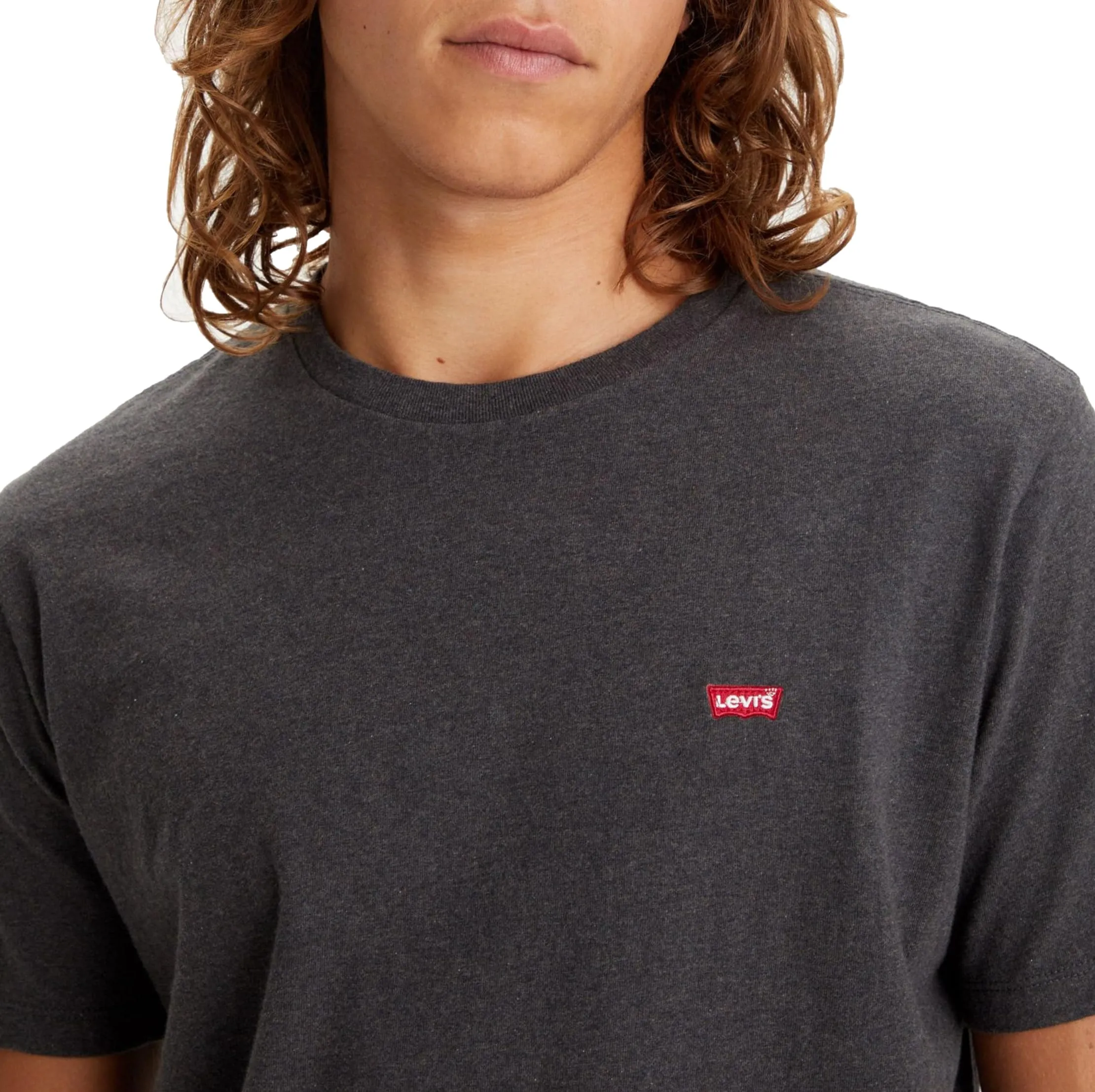 Levi's Original Housemark Tee - Dark Charcoal Heather Dkr, M - immagine 3