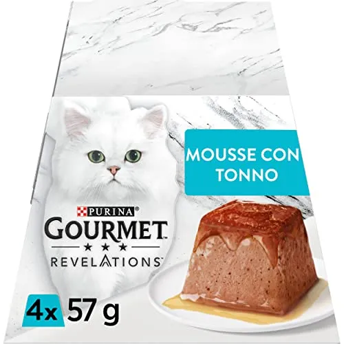 Gourmet Revelations Cibo Umido per Gatti Adulti Mousse Tonno, 24 x 57g - immagine 3