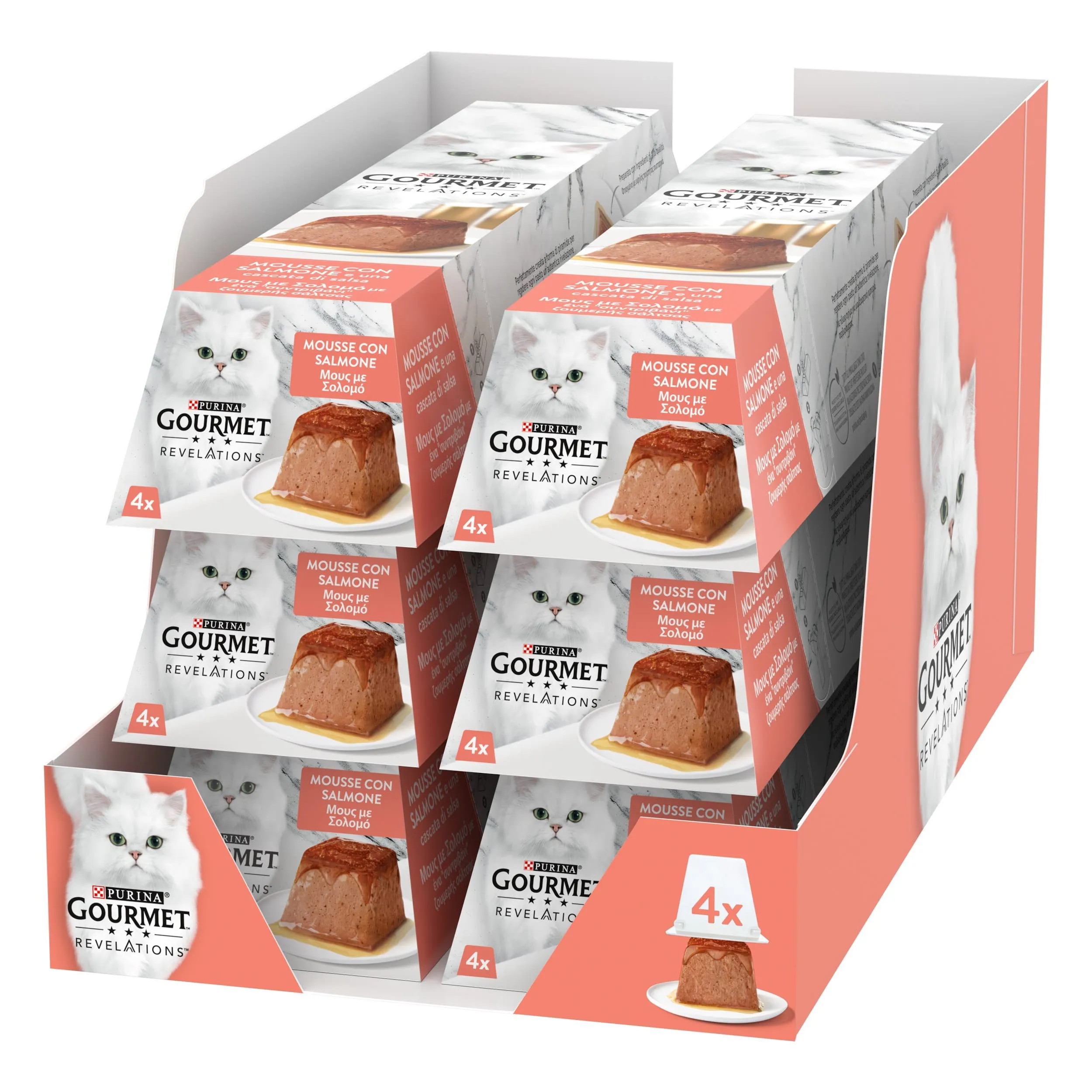 Gourmet Revelations Cibo Umido per Gatti Adulti Mousse, 24 x 57g - immagine 1