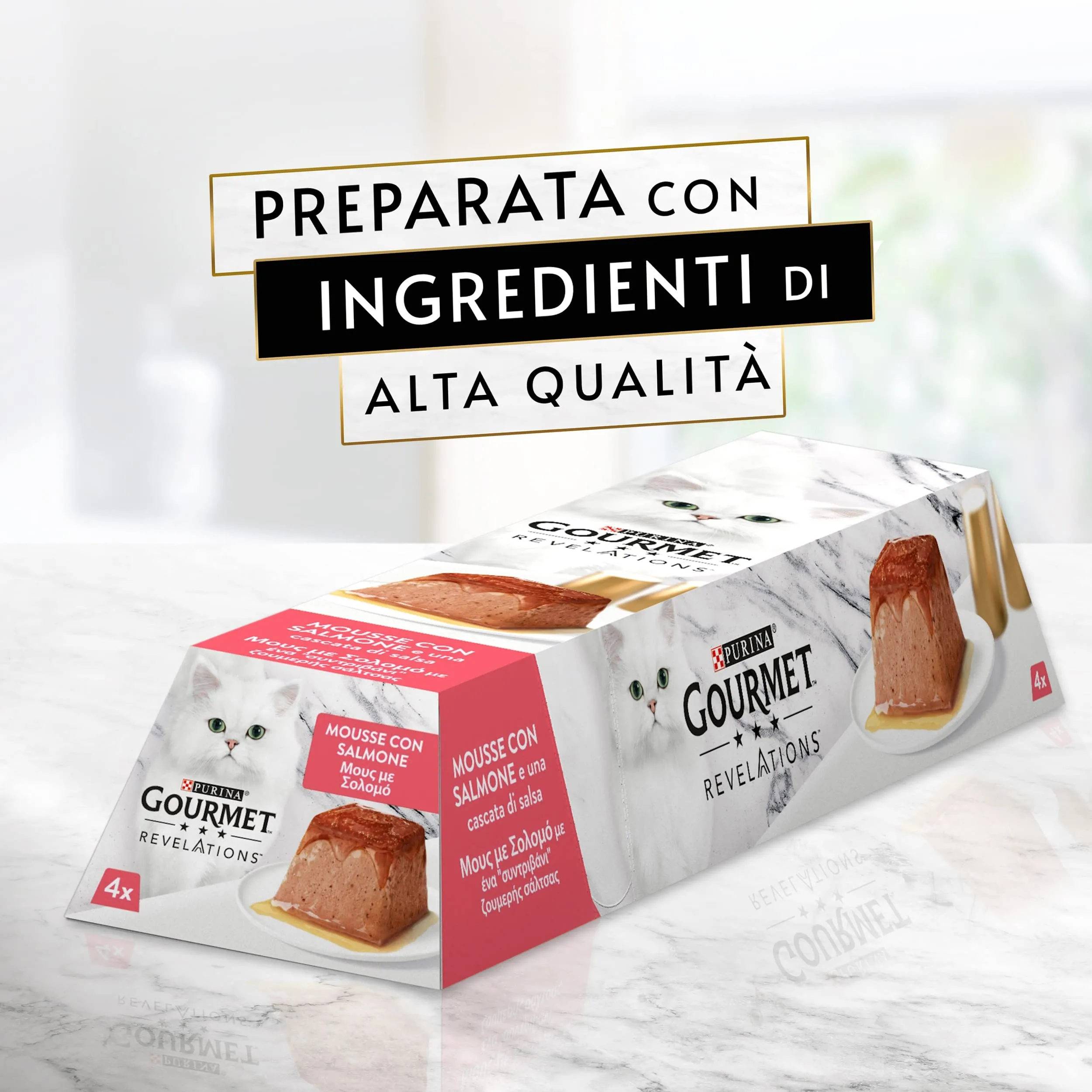 Gourmet Revelations Cibo Umido per Gatti Adulti Mousse, 24 x 57g - immagine 3