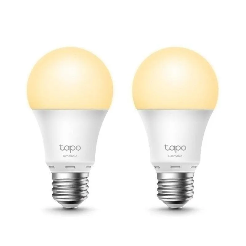 Tapo L510E Lampadina Smart WiFi E27 Luce Calda 806lm 9W, 2pz - immagine 1