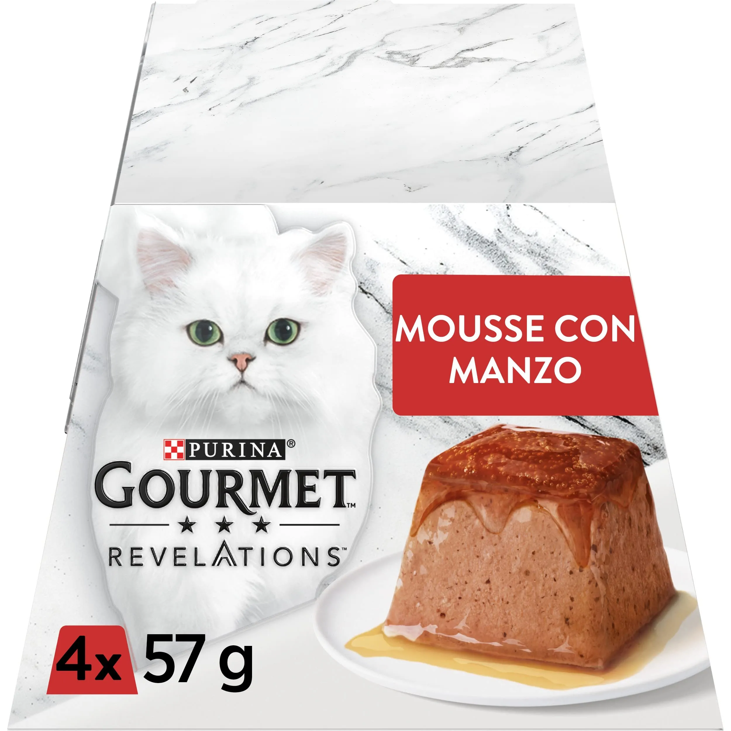 Gourmet Revelations Cibo Umido per Gatti Adulti Mousse, 24 x 57g - immagine 3