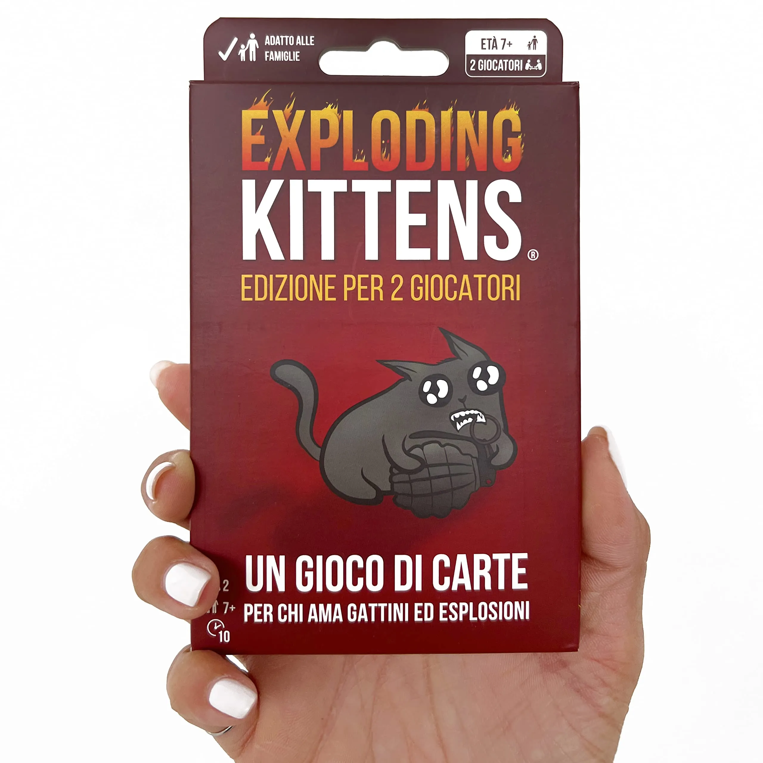 Exploding Kittens Edizione per 2 Giocatori - Gioco da Tavolo in Italiano - immagine 4