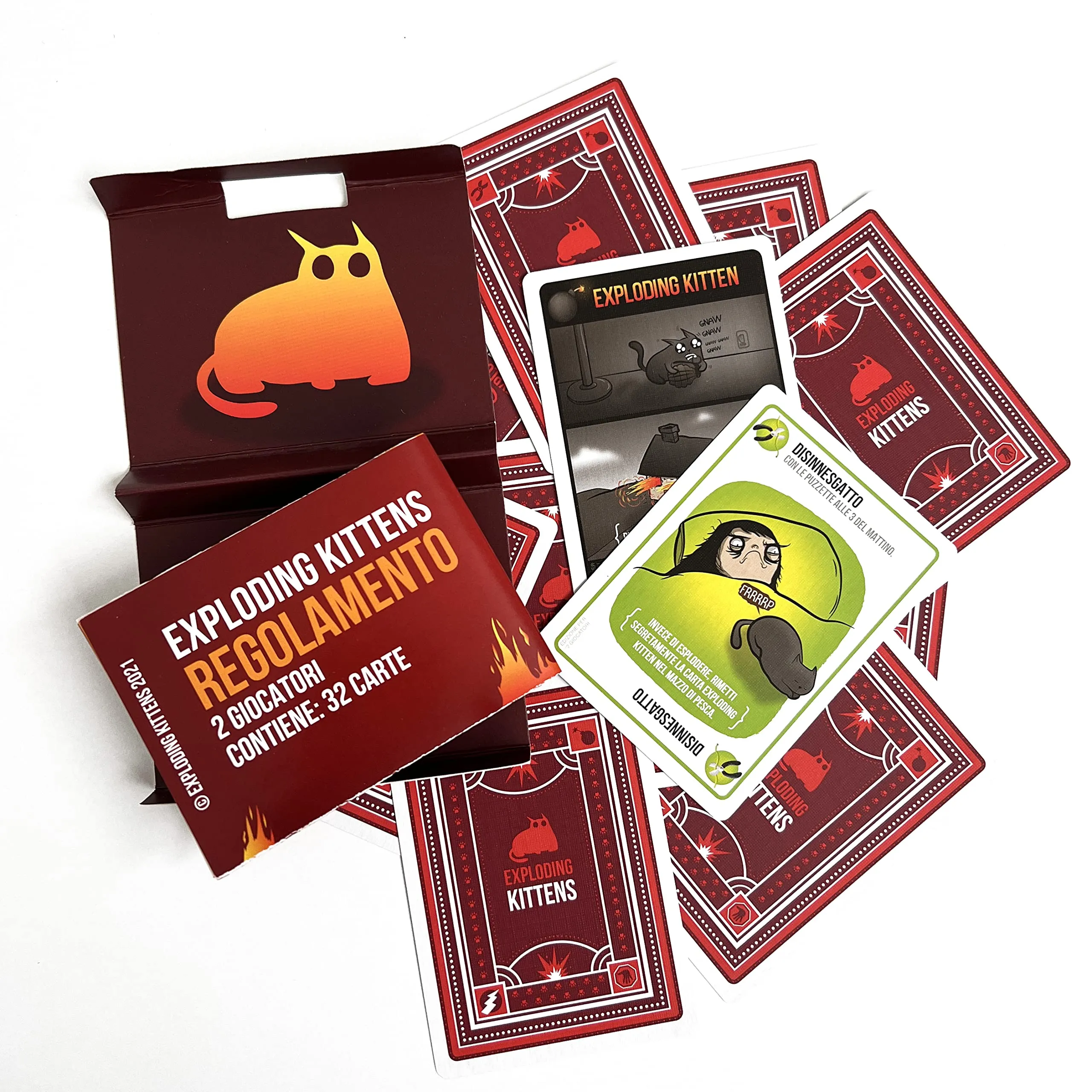 Exploding Kittens Edizione per 2 Giocatori - Gioco da Tavolo in Italiano - immagine 5