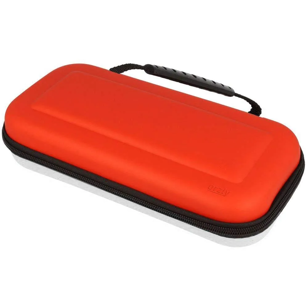 Orzly Custodia da Trasporto per Nintendo Switch e Switch OLED - Rosso/Bianco - immagine 4