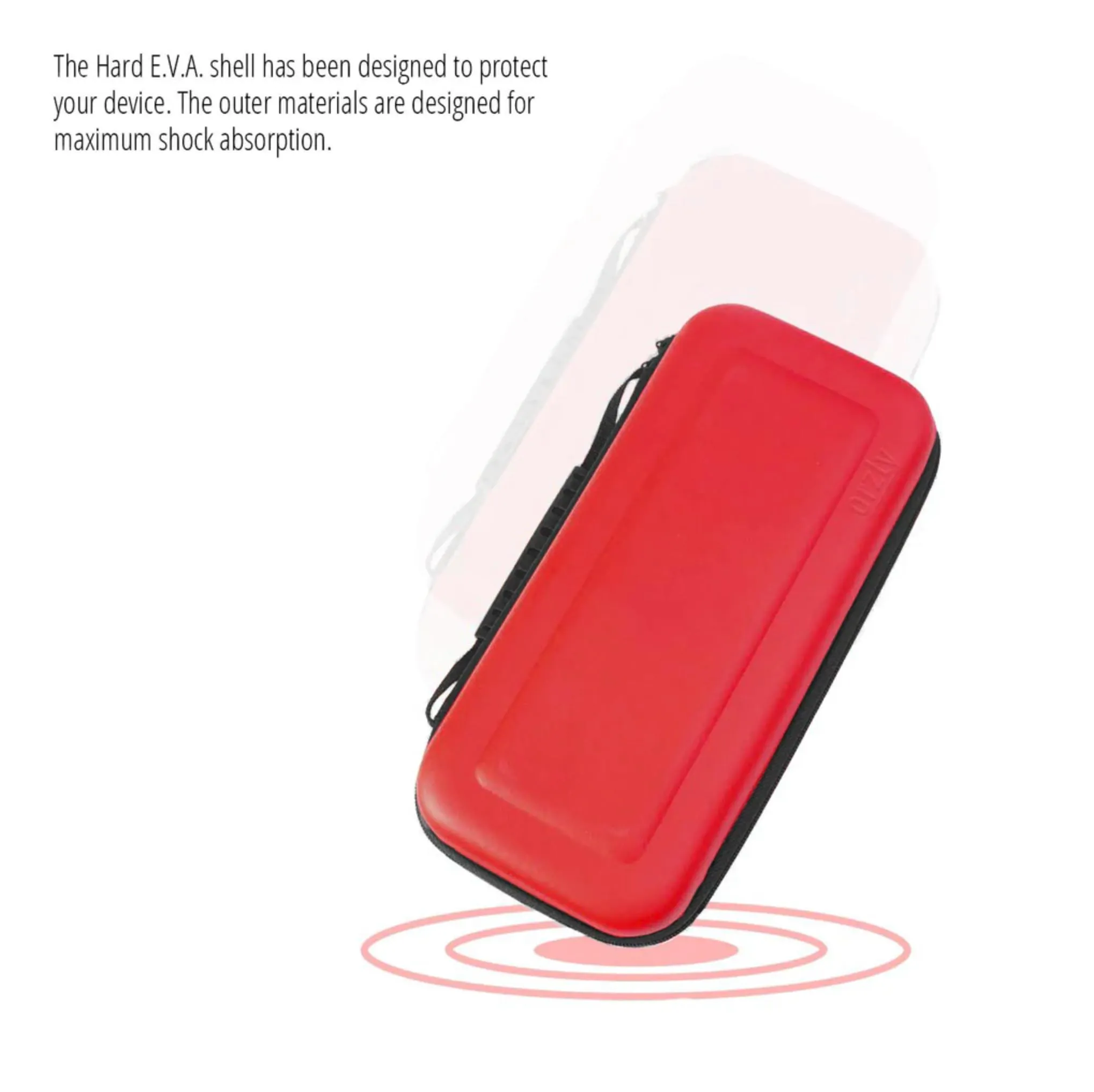 Orzly Custodia da Trasporto per Nintendo Switch e Switch OLED - Rosso/Bianco - immagine 8