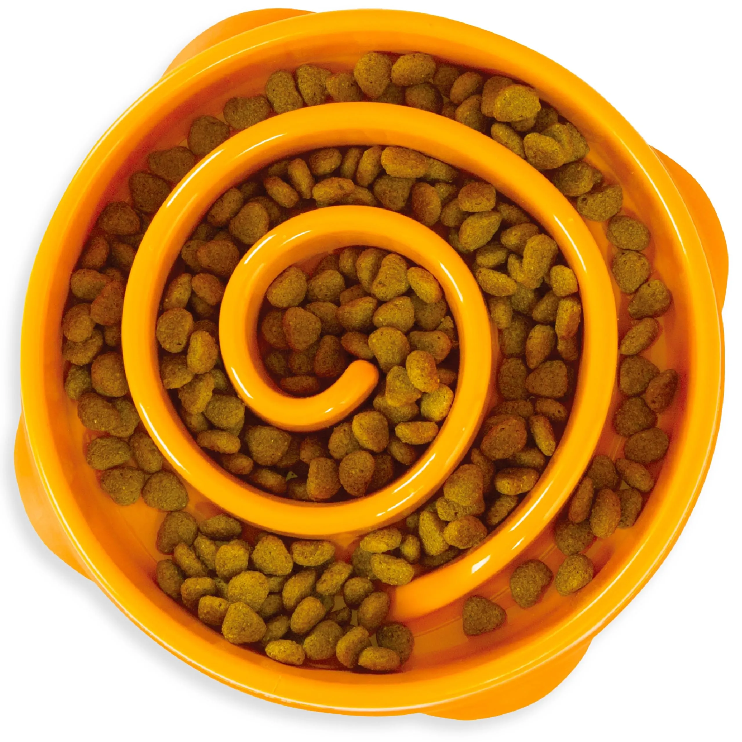 Outward Hound Fun Feeder Slo-Bowl Ciotola Anti-ingozzamento per Cani - Medio - Arancione - immagine 1
