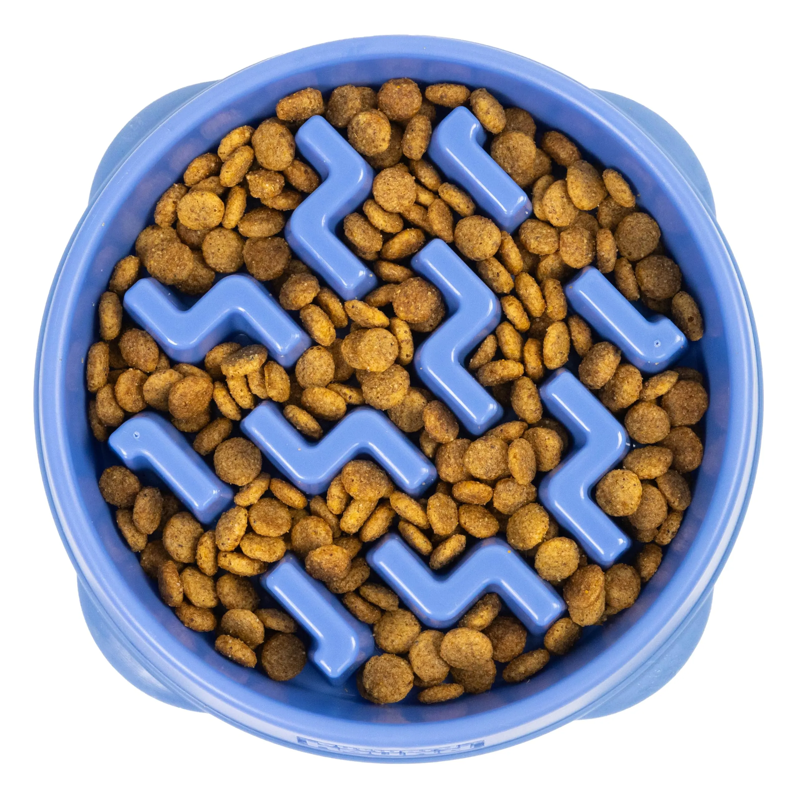 Outward Hound Fun Feeder Slo-Bowl Ciotola Anti-Ingozzamento per Cani, Medio, Blu - immagine 1