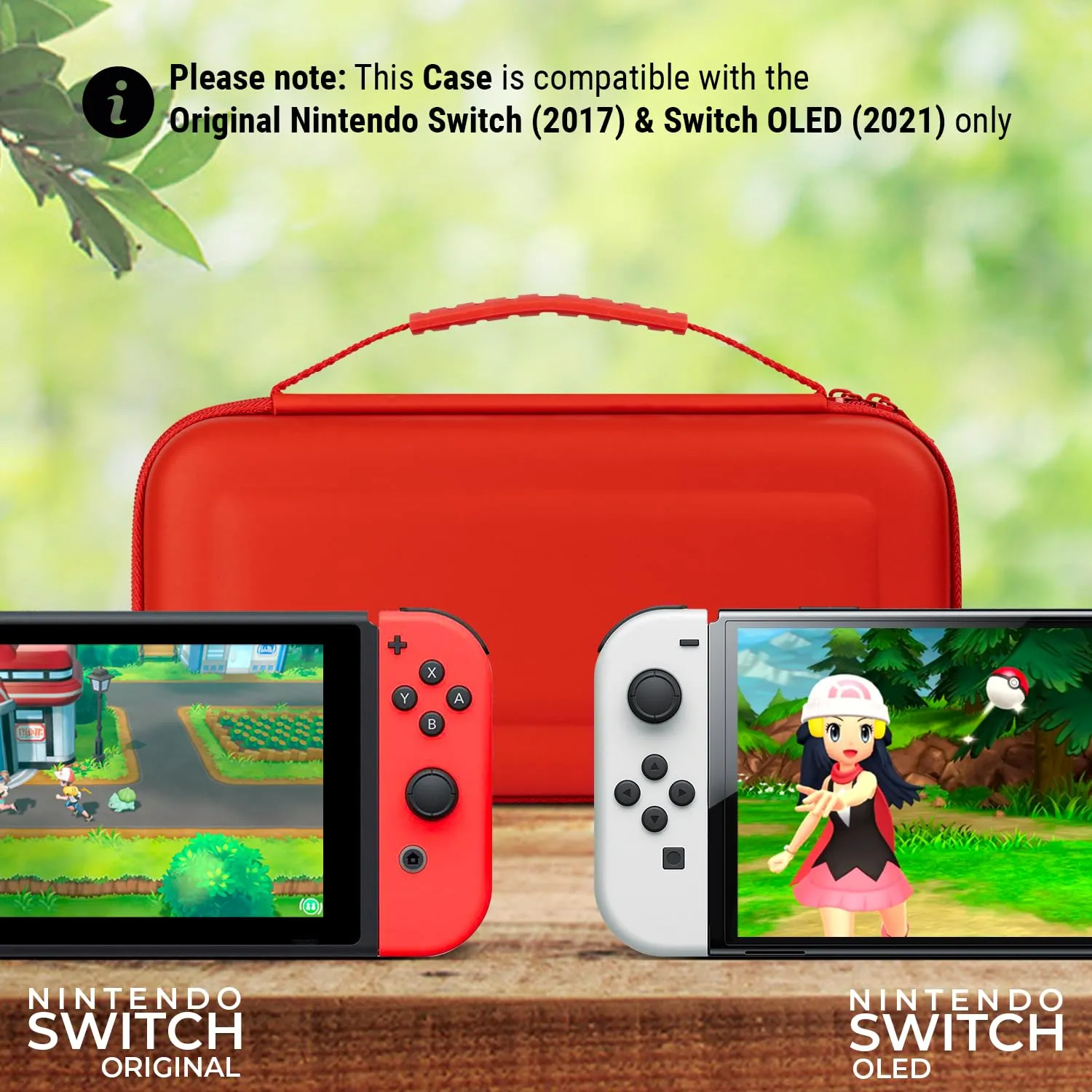 Orzly Custodia da trasporto rigida per Nintendo Switch e Switch OLED - Rossa - immagine 2