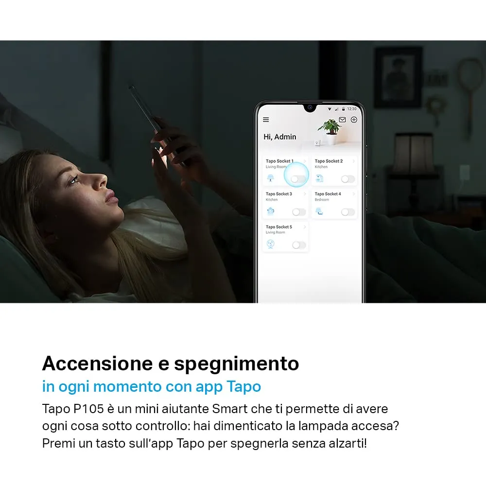 Tapo P105 Presa Smart WiFi, Compatibile con Alexa e Google Home - immagine 3