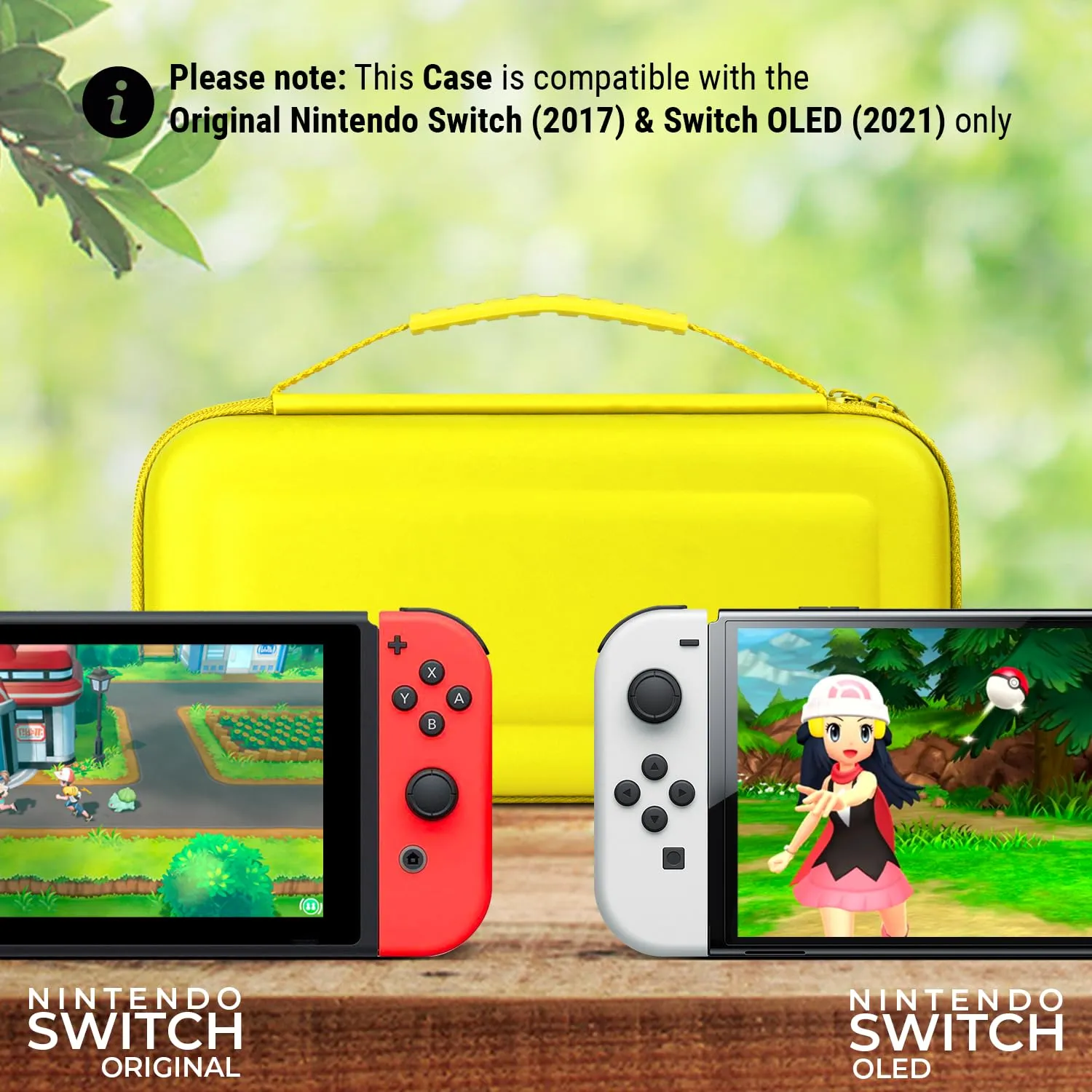 Orzly Custodia da trasporto per Nintendo Switch e Switch OLED - Gialla - immagine 2