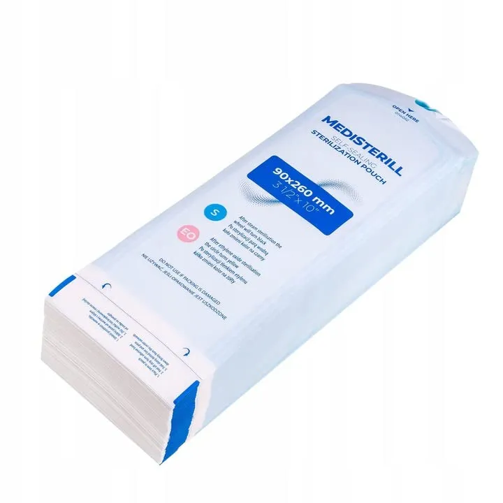 Clavier Sacchetti Autosigillanti per Sterilizzazione Dentale in PVC, 90x260, 200 Pezzi - immagine 5