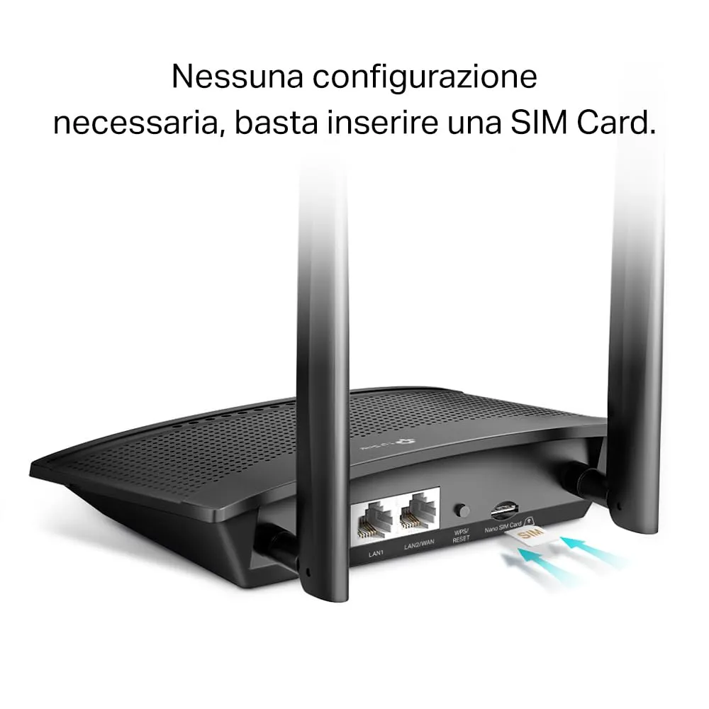 TP-Link TL-MR110 4G LTE Router N300 - immagine 4