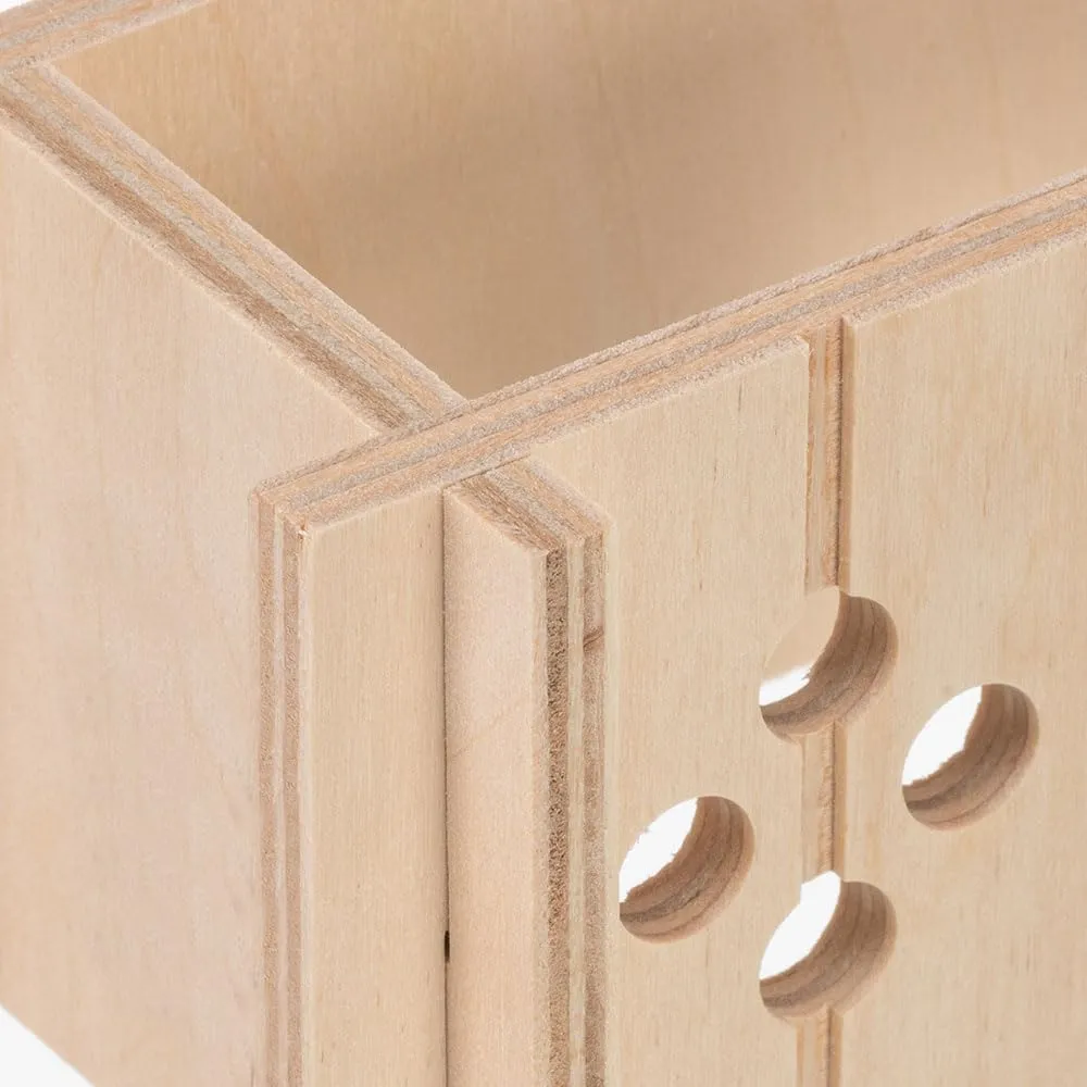 Ferplast Casetta per Criceti, Gerbilli e Topolini SIN 4641, Legno FSC, 12,5 x 7,5 x 7 cm, Taglia XS - immagine 8