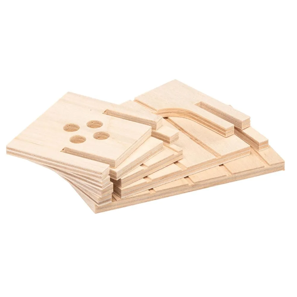 Ferplast Casetta per Criceti, Gerbilli e Topolini SIN 4641, Legno FSC, 12,5 x 7,5 x 7 cm, Taglia XS - immagine 9