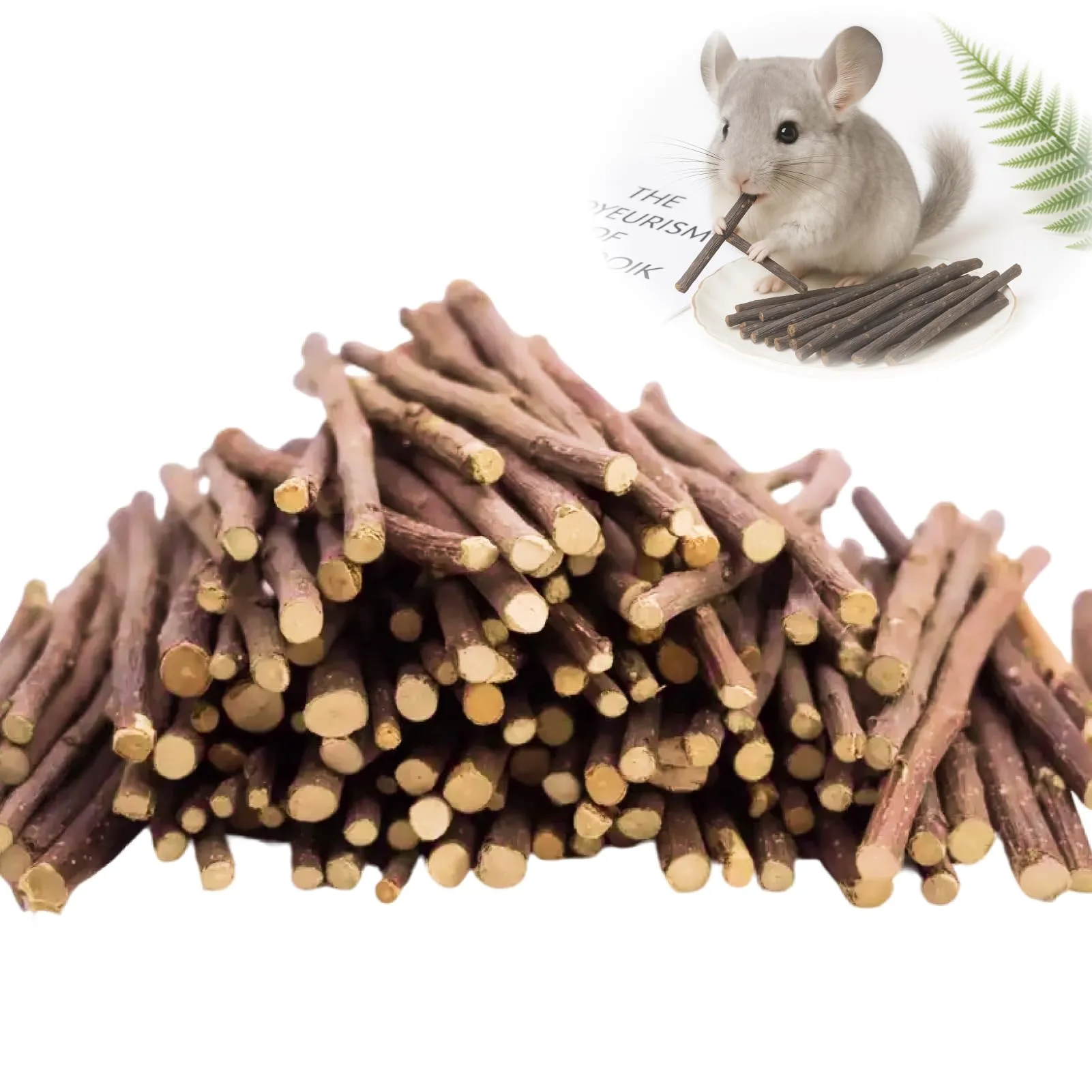 Flewdart Bastoncini di Melo Naturali per Roditori, 1000g - immagine 1