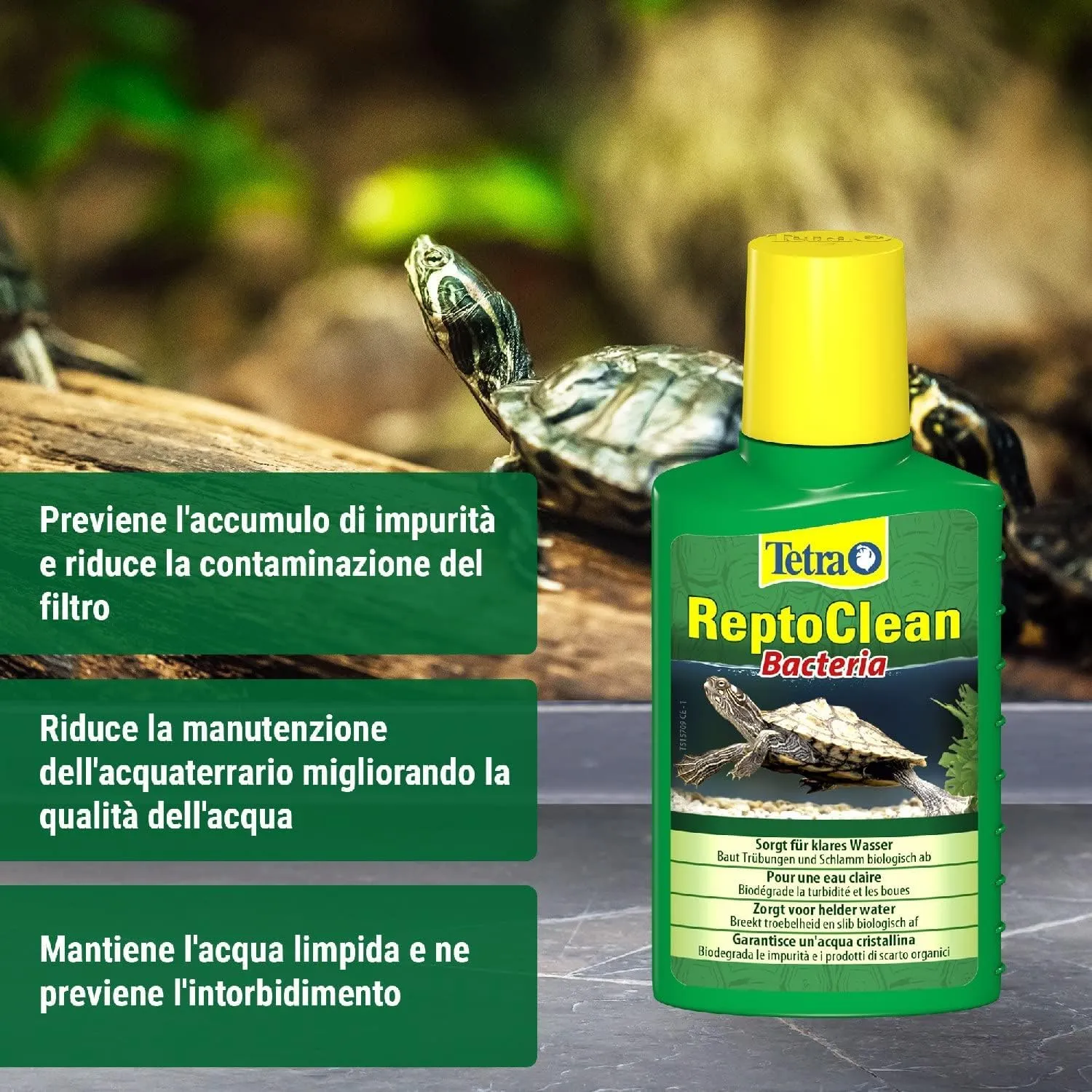 Tetra ReptoClean Biocondizionatore per Tartarughe, 100 ml - immagine 3