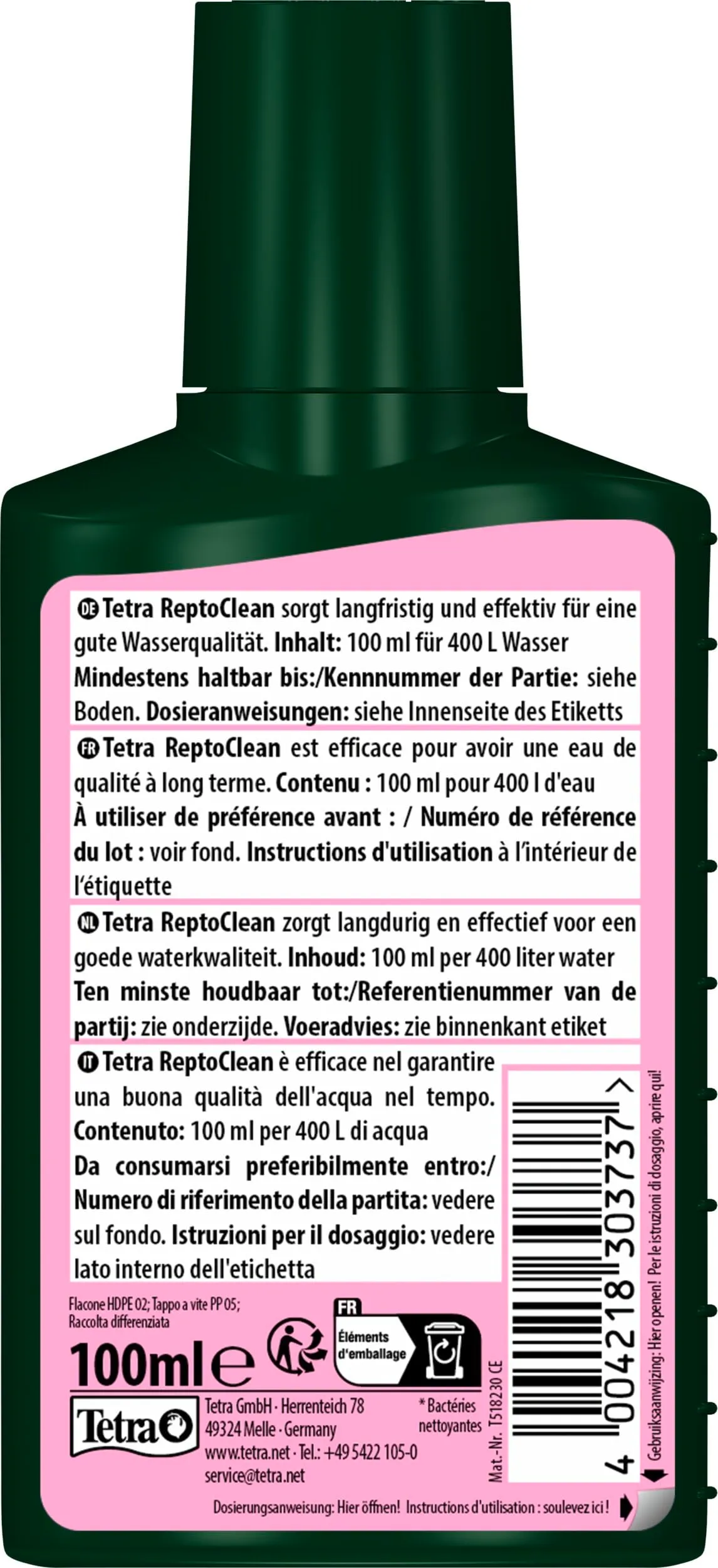 Tetra ReptoClean Biocondizionatore per Tartarughe, 100 ml - immagine 10