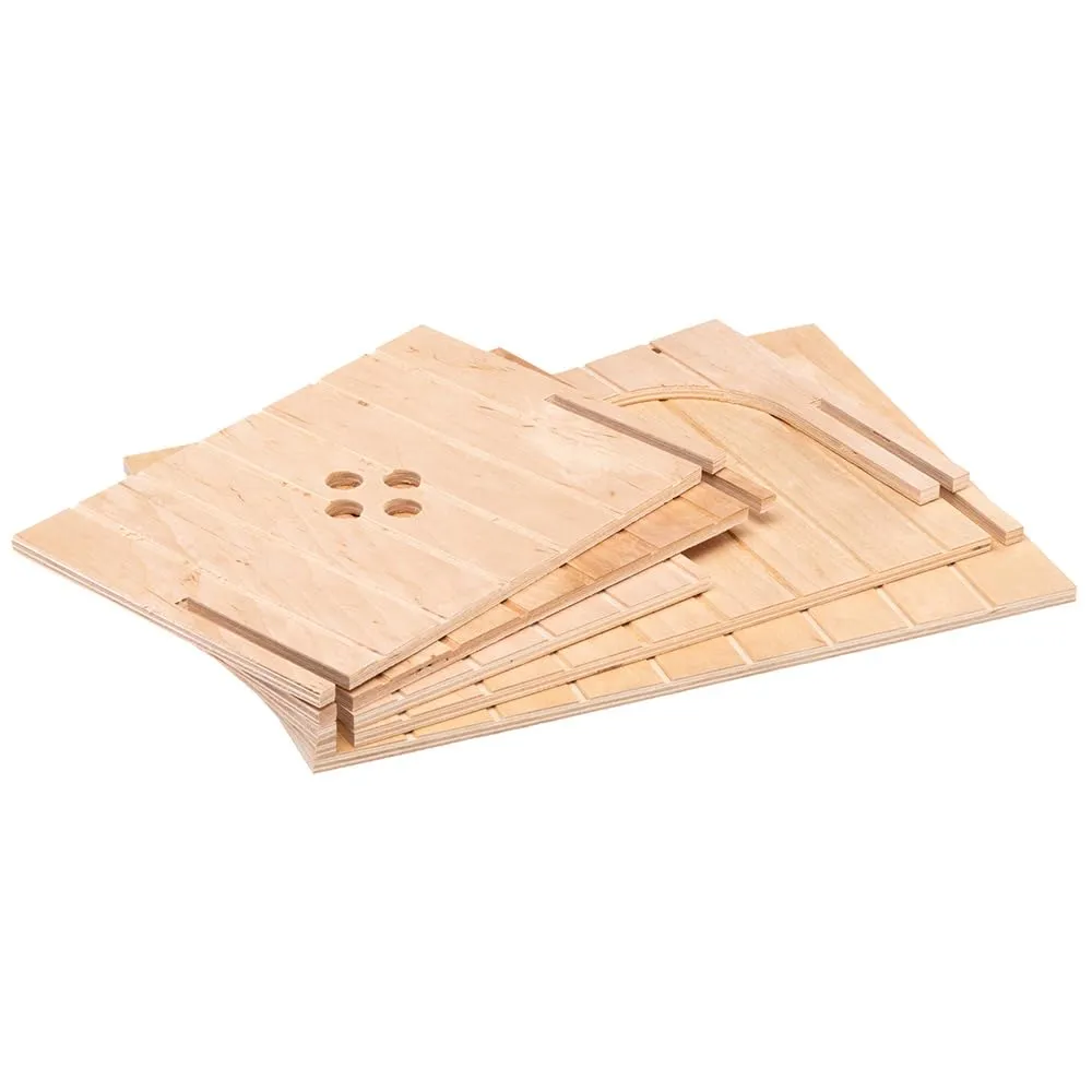 Ferplast Casetta per Conigli, Porcellini d'India e Criceti SIN 4647, Legno FSC, XL, 37 x 27,7 x 20 cm - immagine 7