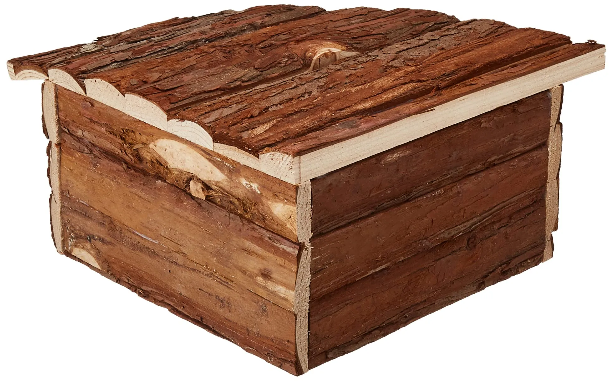 Croci Wood Corner House for Rodents and Guinea Pigs, 42x15x30 cm - immagine 2