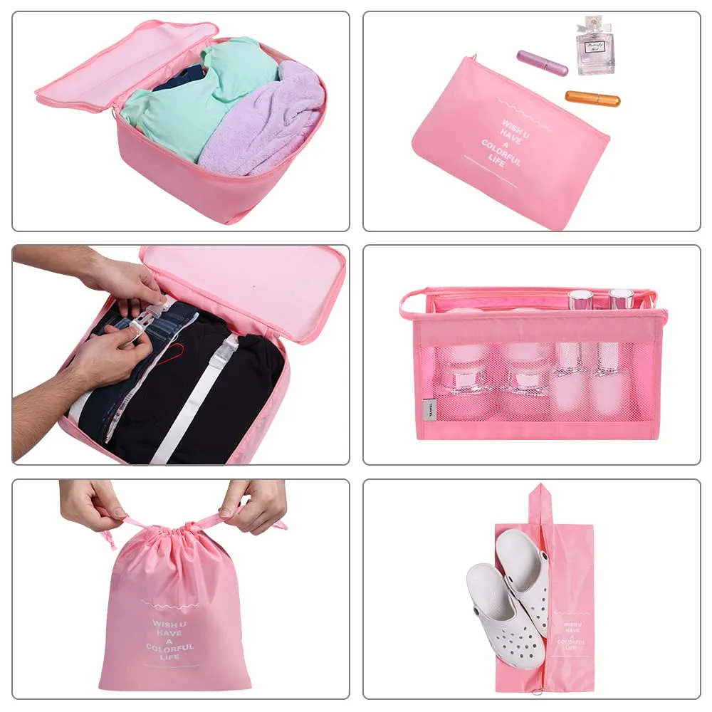 OSDUE Organizer Valigia, Set di Borse da Viaggio 8 Pezzi - immagine 5