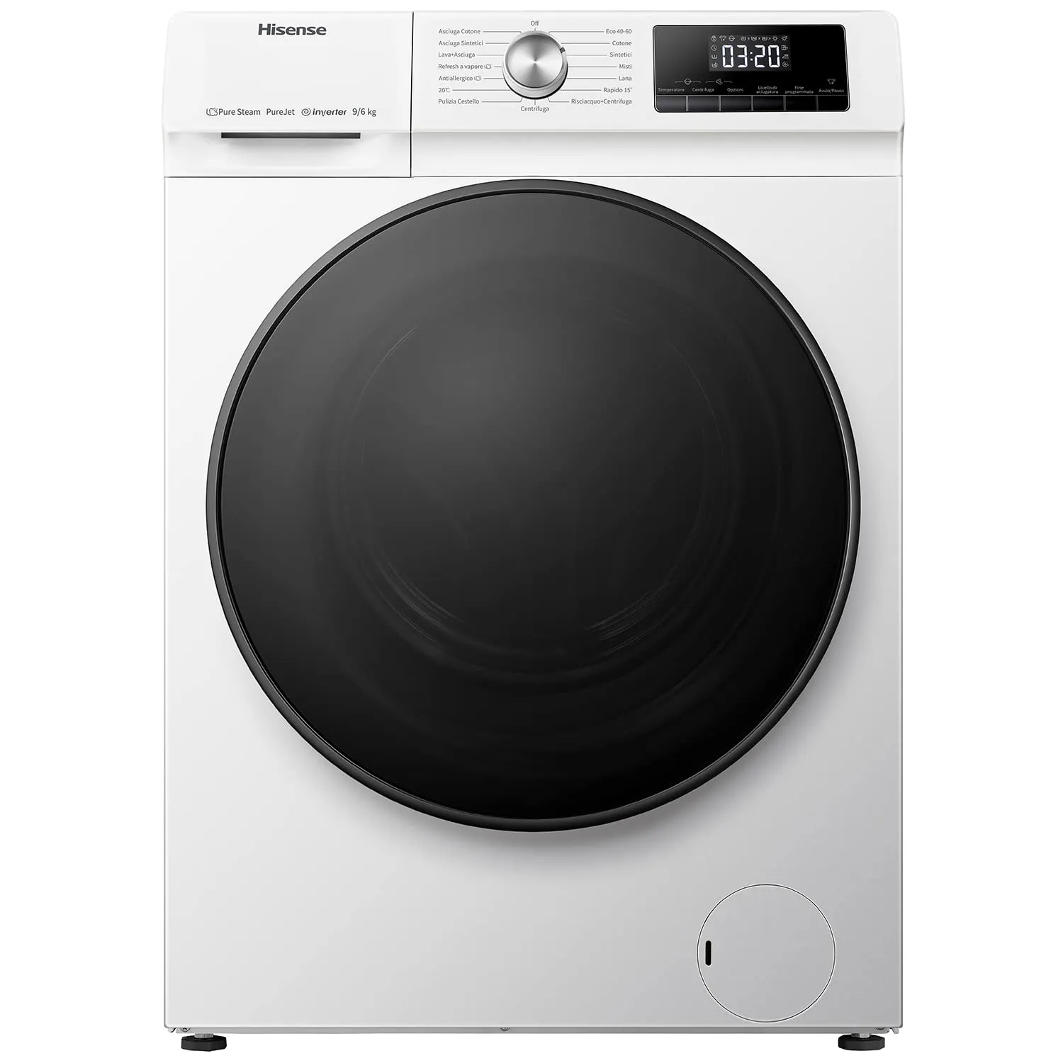 Hisense WDQA9014EVJM Lavasciuga 9 Kg, 1400 Rpm, Motore Inverter, Classe D - immagine 1