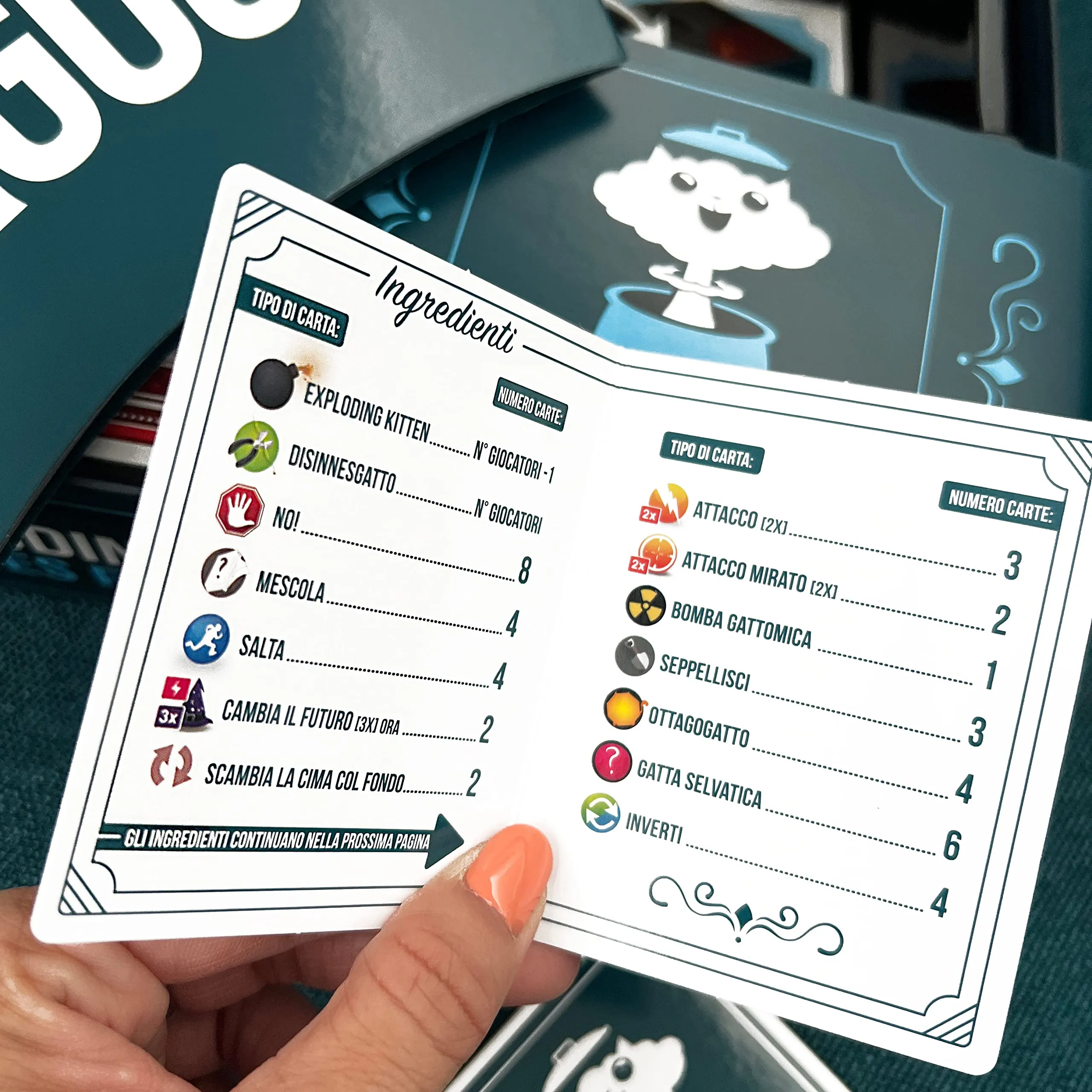 Exploding Kittens Recipes for Disaster Card Game - immagine 5