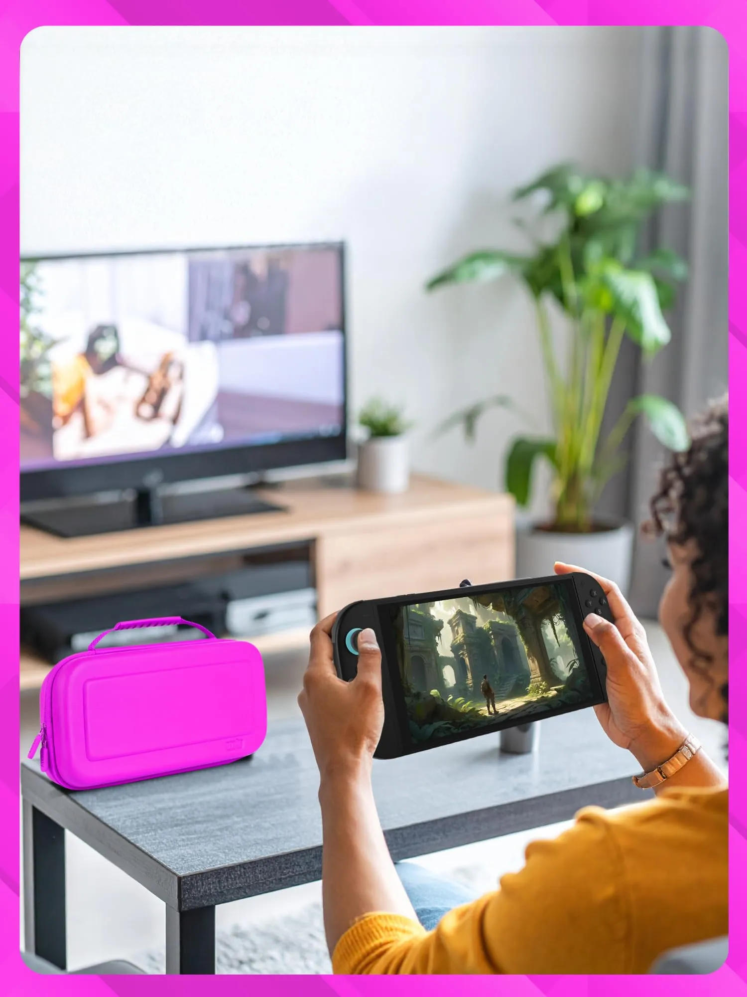 Orzly Custodia Protettiva da Viaggio per Nintendo Switch 2 con Pad per lo Schermo e Slot per Schede di Gioco - immagine 8
