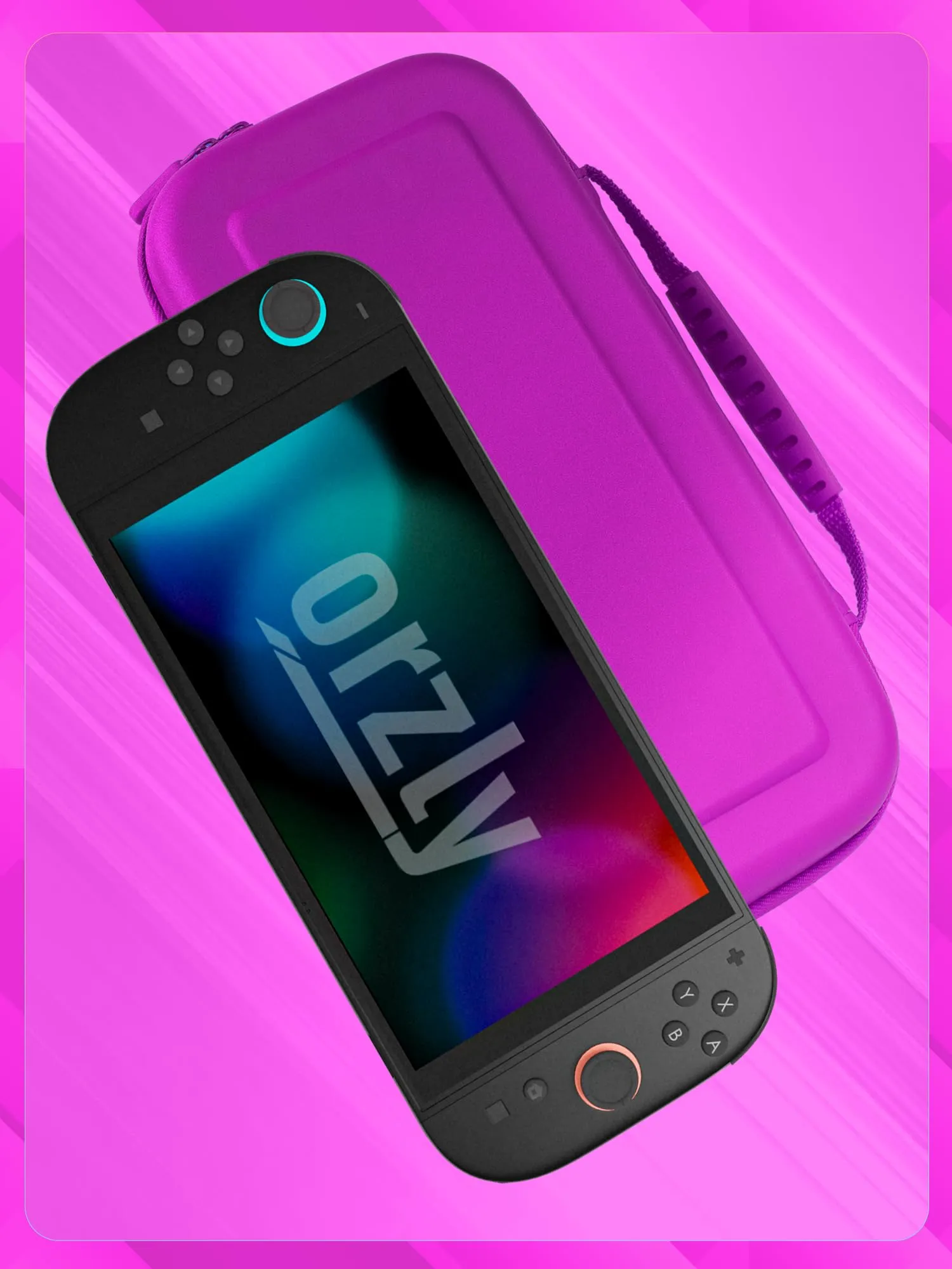 Orzly Custodia Protettiva da Viaggio per Nintendo Switch 2 con Pad per lo Schermo e Slot per Schede di Gioco - immagine 9