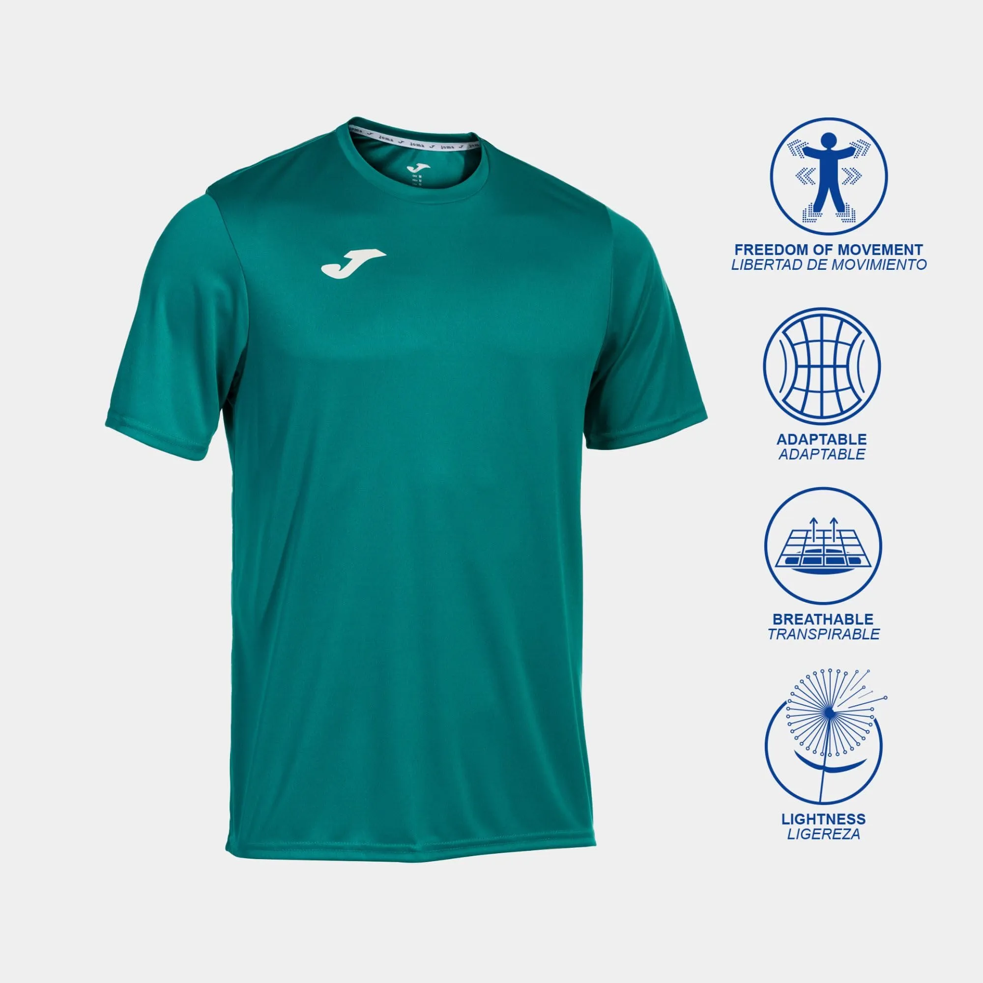 Joma T-Shirt Sportiva da Uomo, 8XS-7XS, Combi - immagine 2