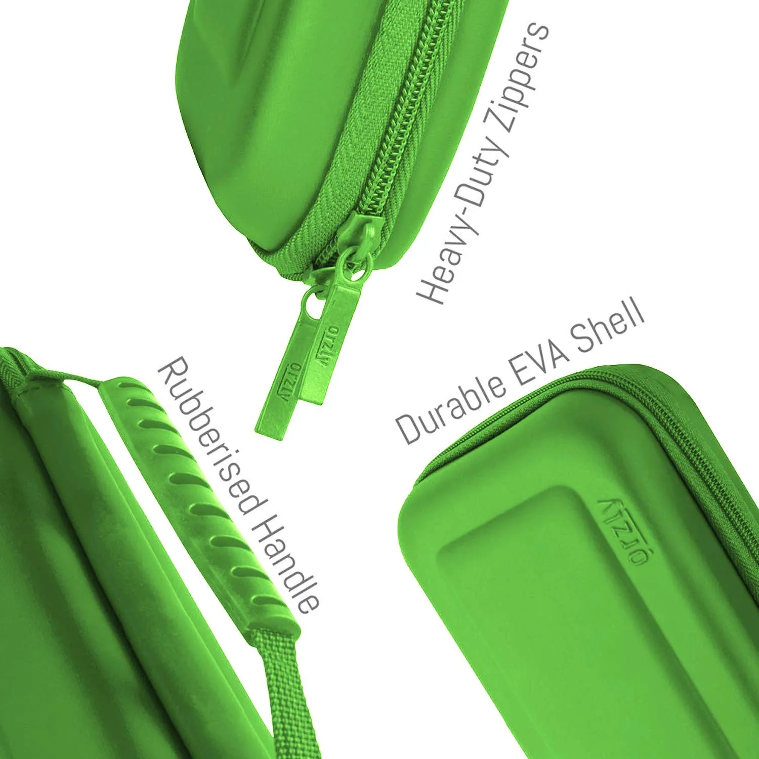Orzly Custodia da Viaggio per Nintendo Switch Lite - Verde - immagine 5