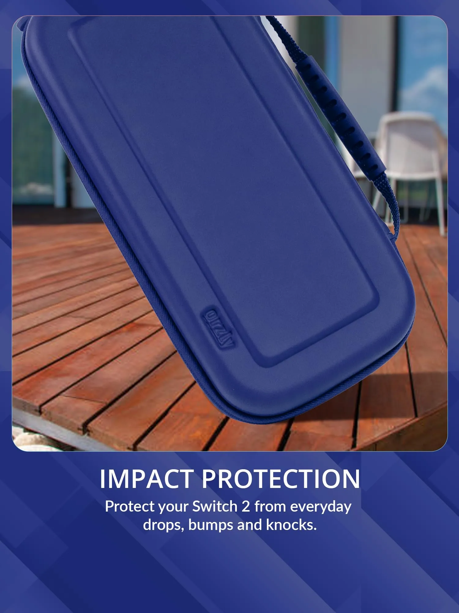 Orzly Custodia Protettiva da Viaggio per Nintendo Switch 2, Blu Navy - immagine 6