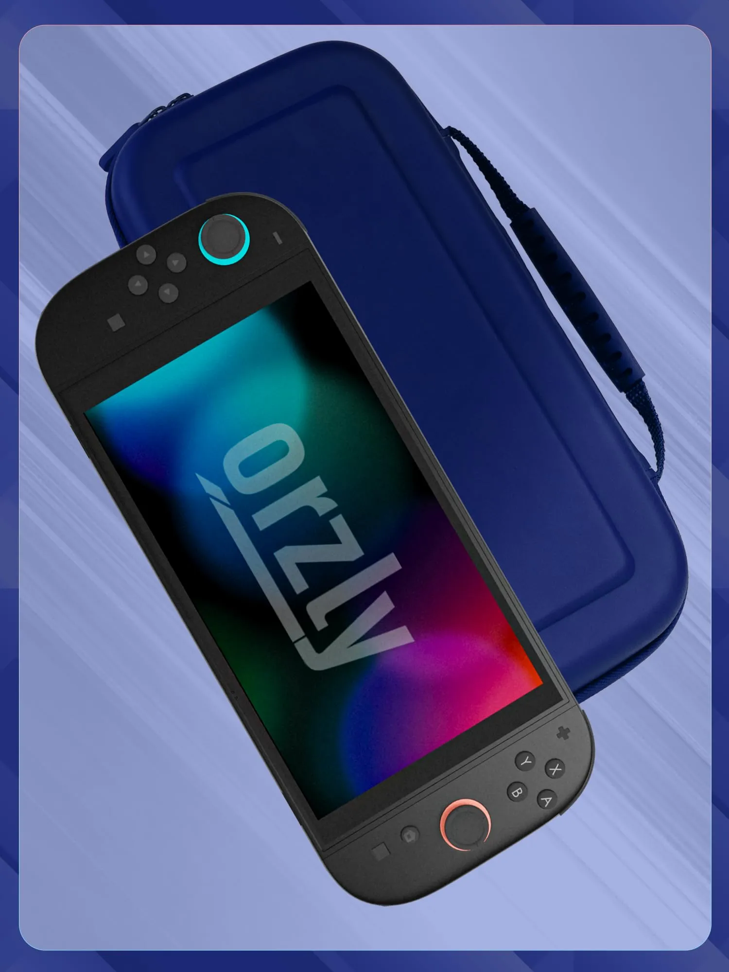 Orzly Custodia Protettiva da Viaggio per Nintendo Switch 2, Blu Navy - immagine 9