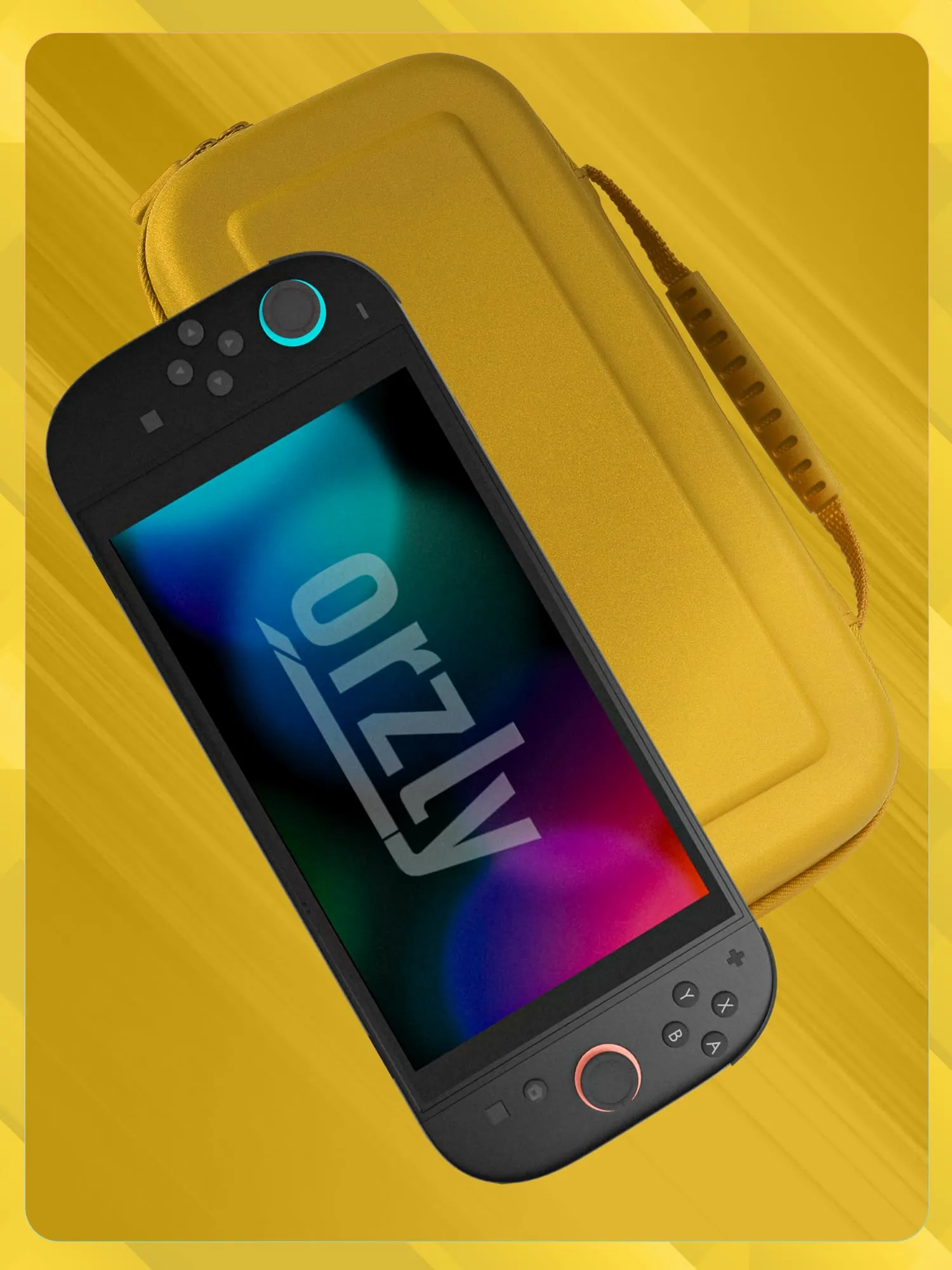 Orzly Custodia Protettiva da Viaggio per Nintendo Switch 2, Giallo - immagine 8