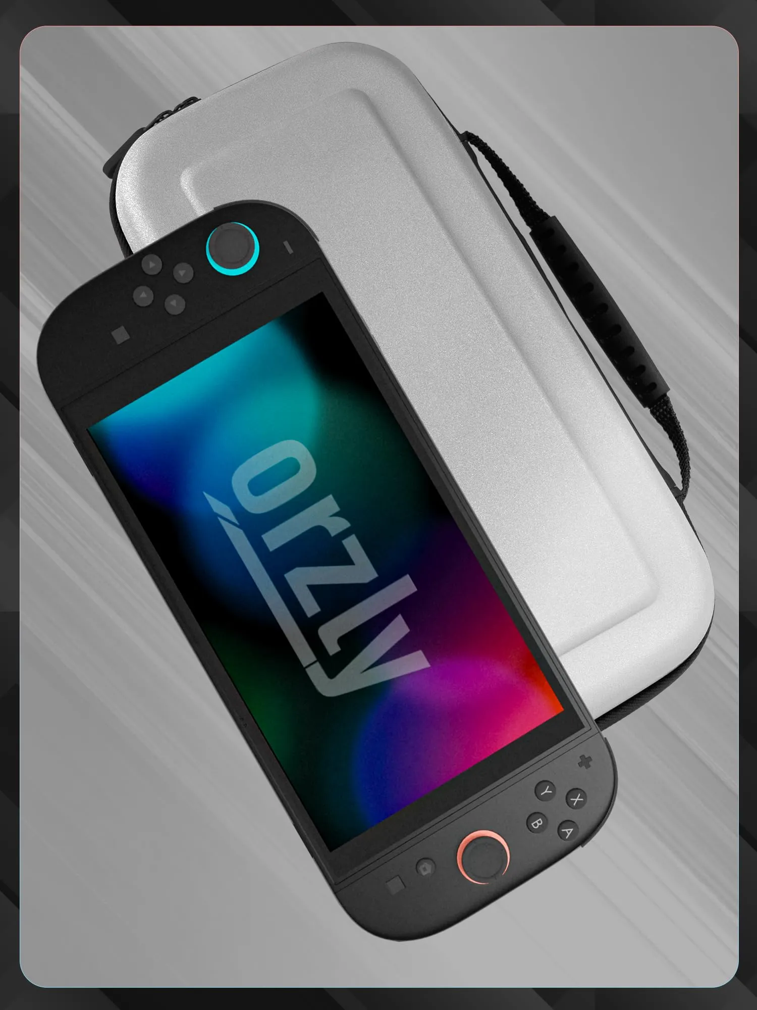 Orzly Custodia Protettiva da Viaggio per Nintendo Switch 2, Bianco - immagine 8